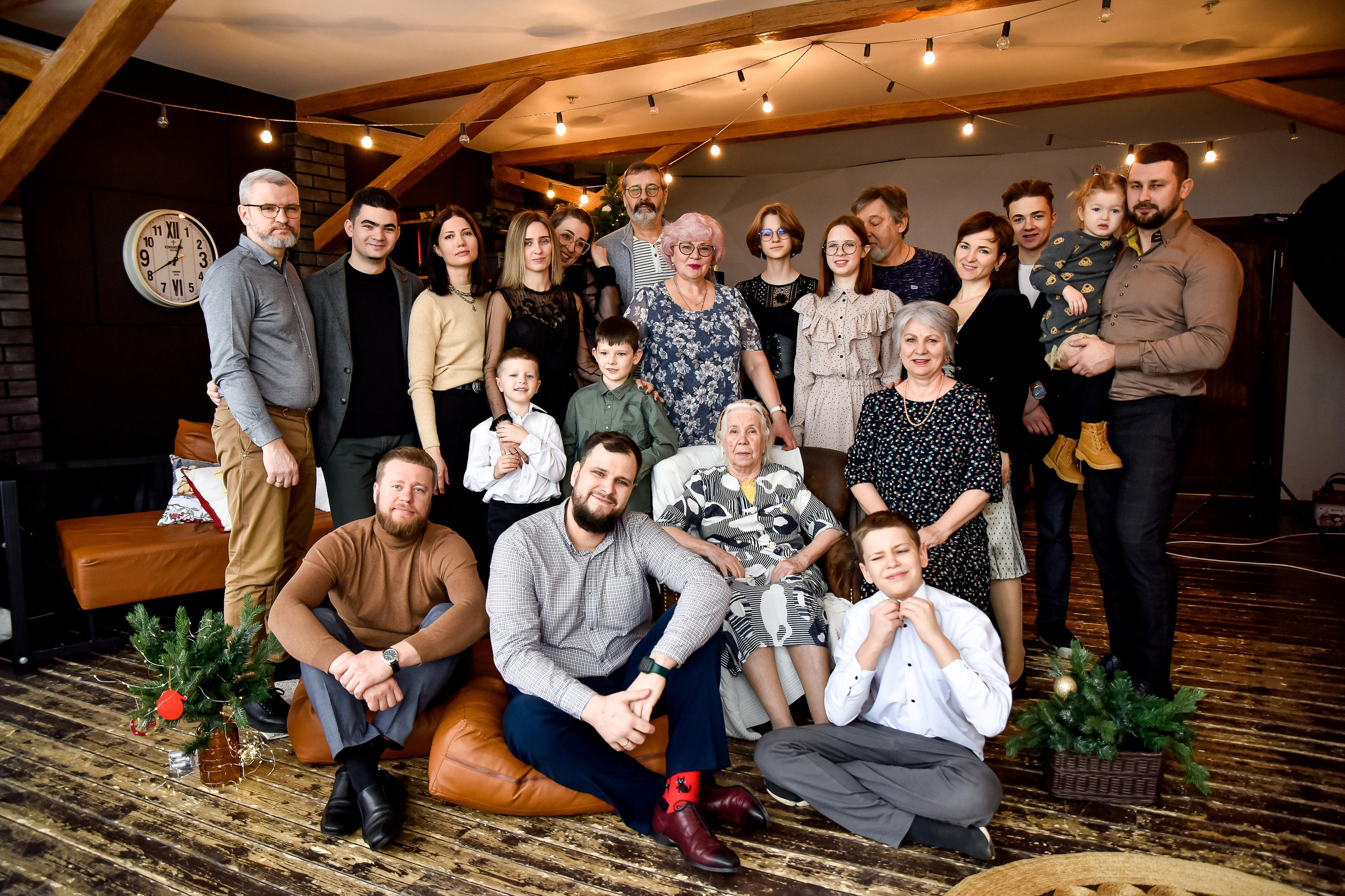 Большая семья