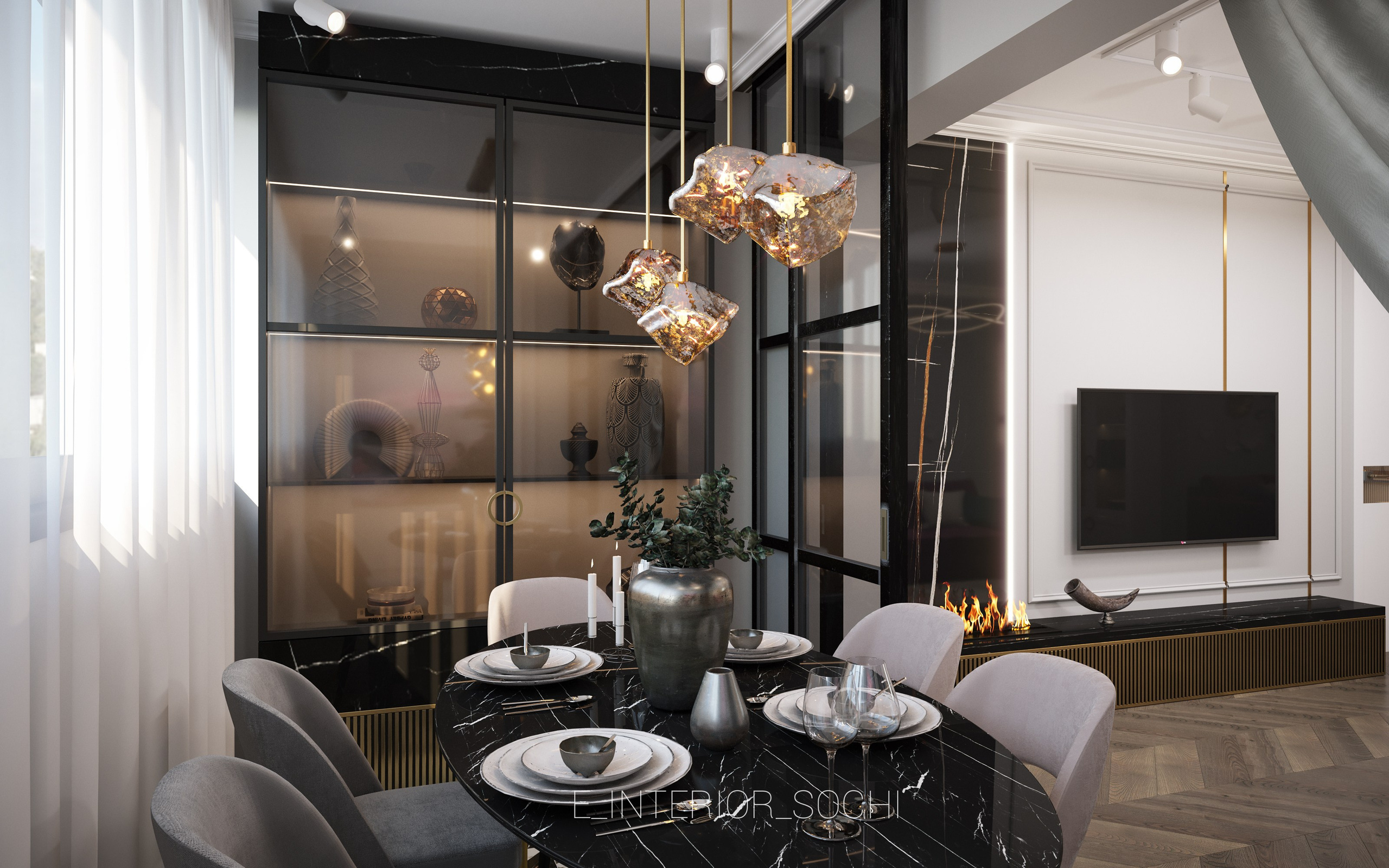 CHERRY MOOD. Дизайн интерьера Евгения Тисленко