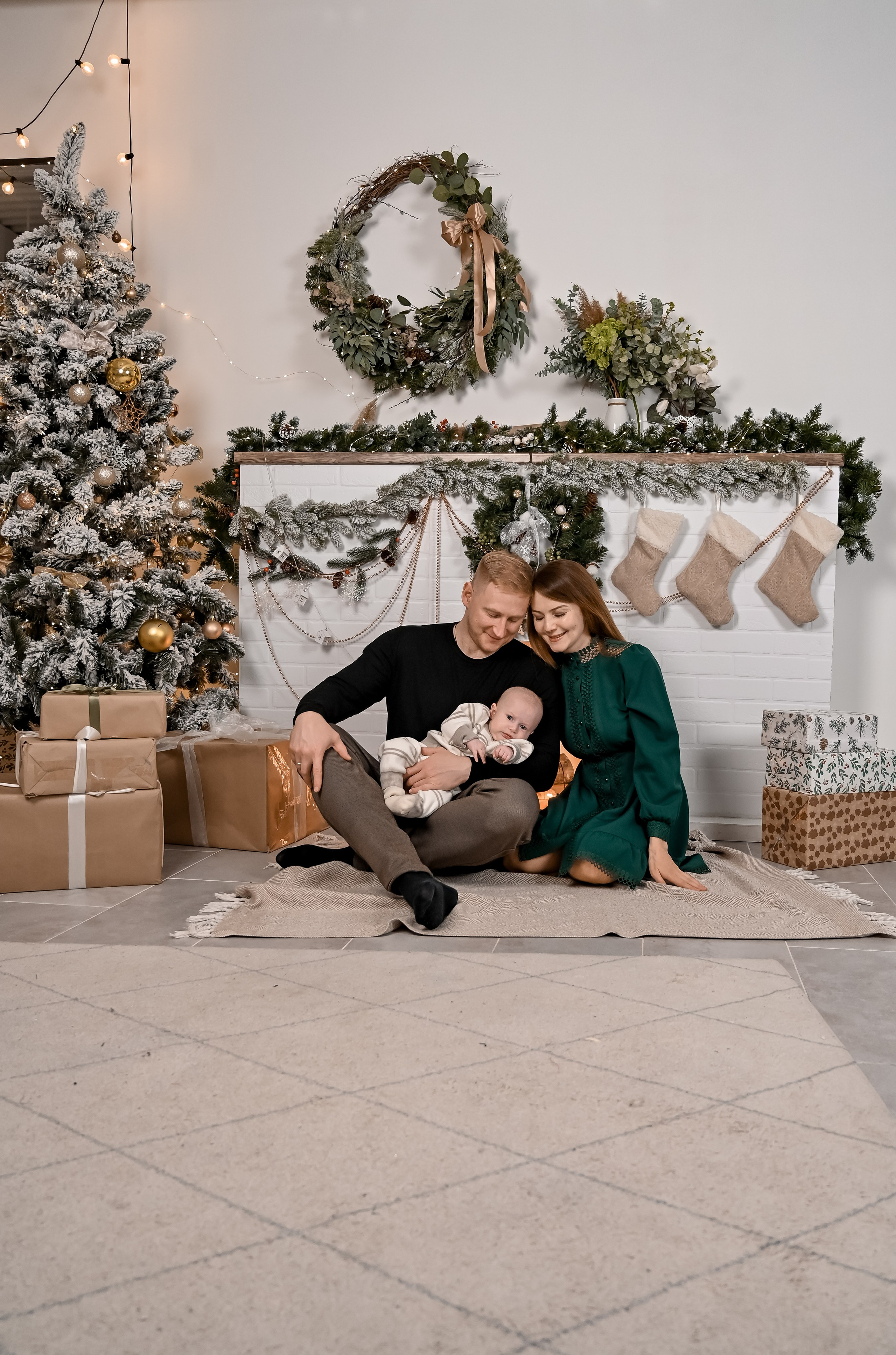 Новогодняя фотосессия в студии. Семейный и свадебный фотограф в г. Уфа Динара