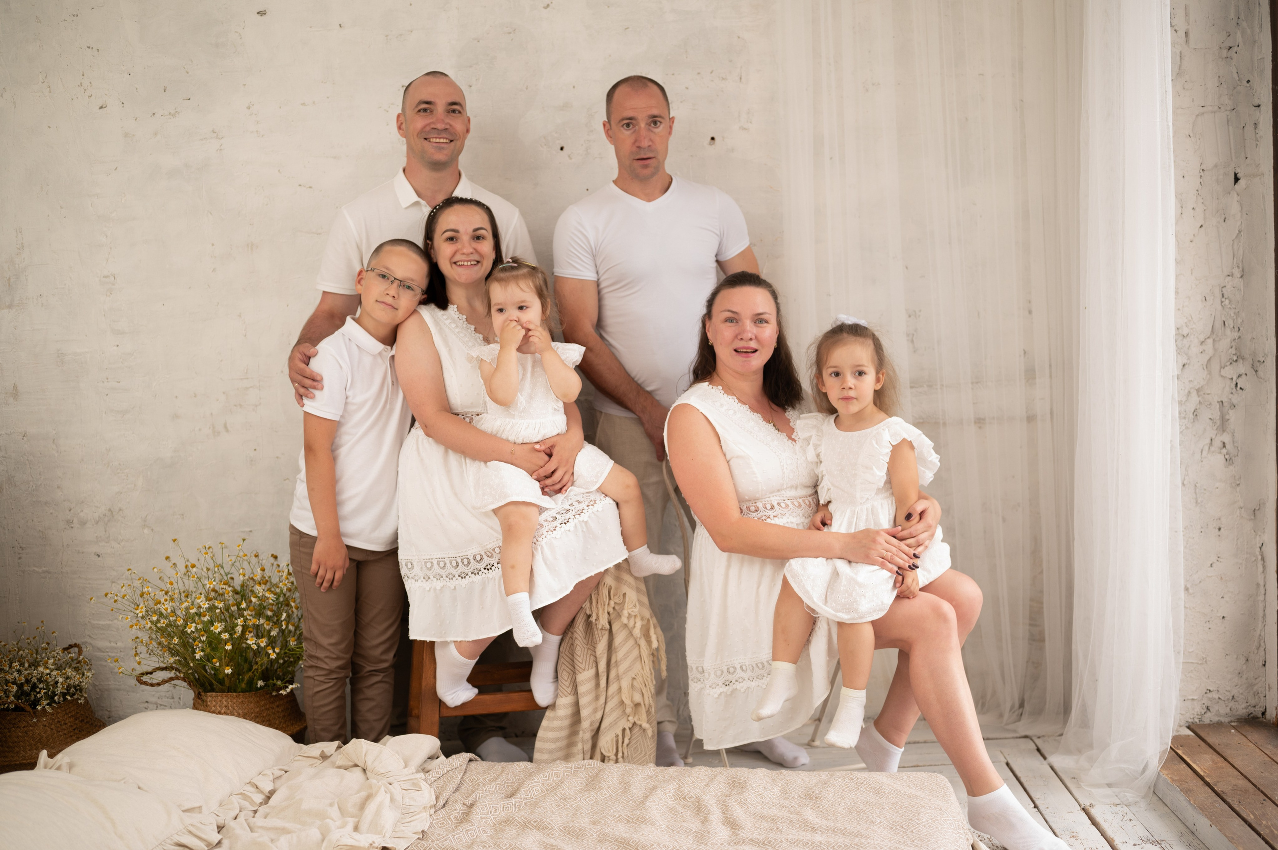 Семейная съемка в фотостудии «Воздух». Фотограф новорожденных, семейный детский в Тюмени Татьяна Морозова