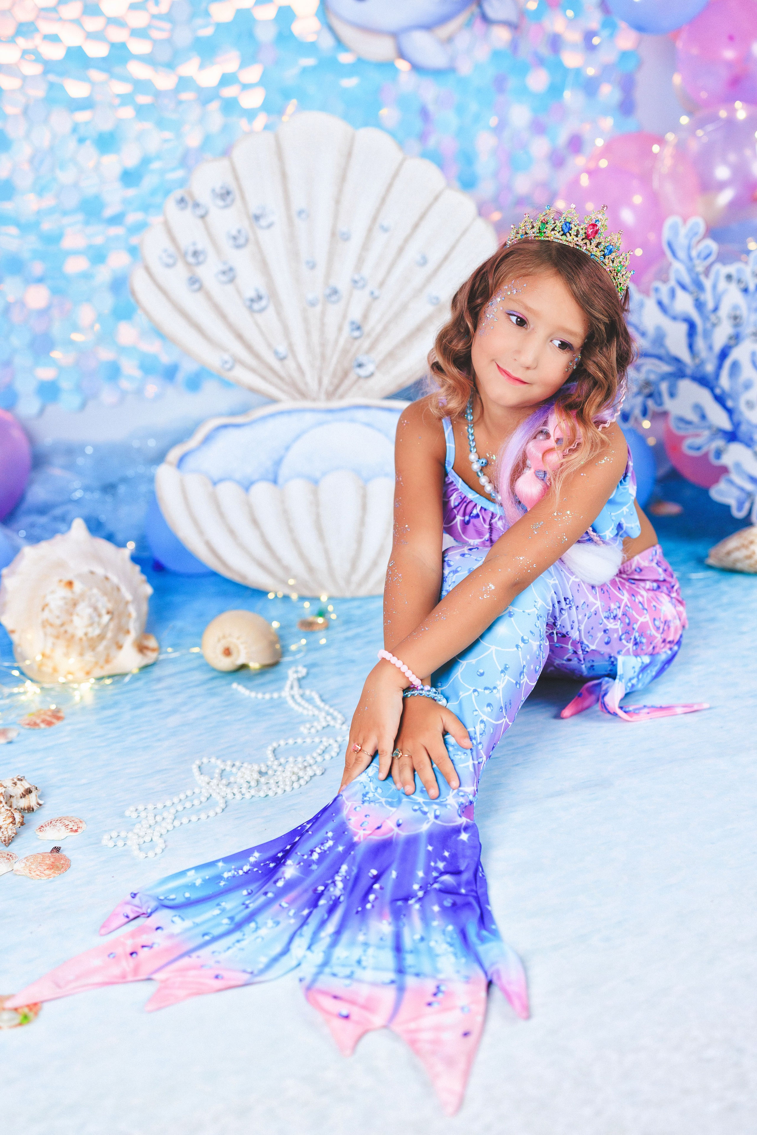 Детская фотосессия в образе «РУСАЛОЧКА», город Краснодар. Семейный и детский фотограф в Краснодаре Анна Трашкова