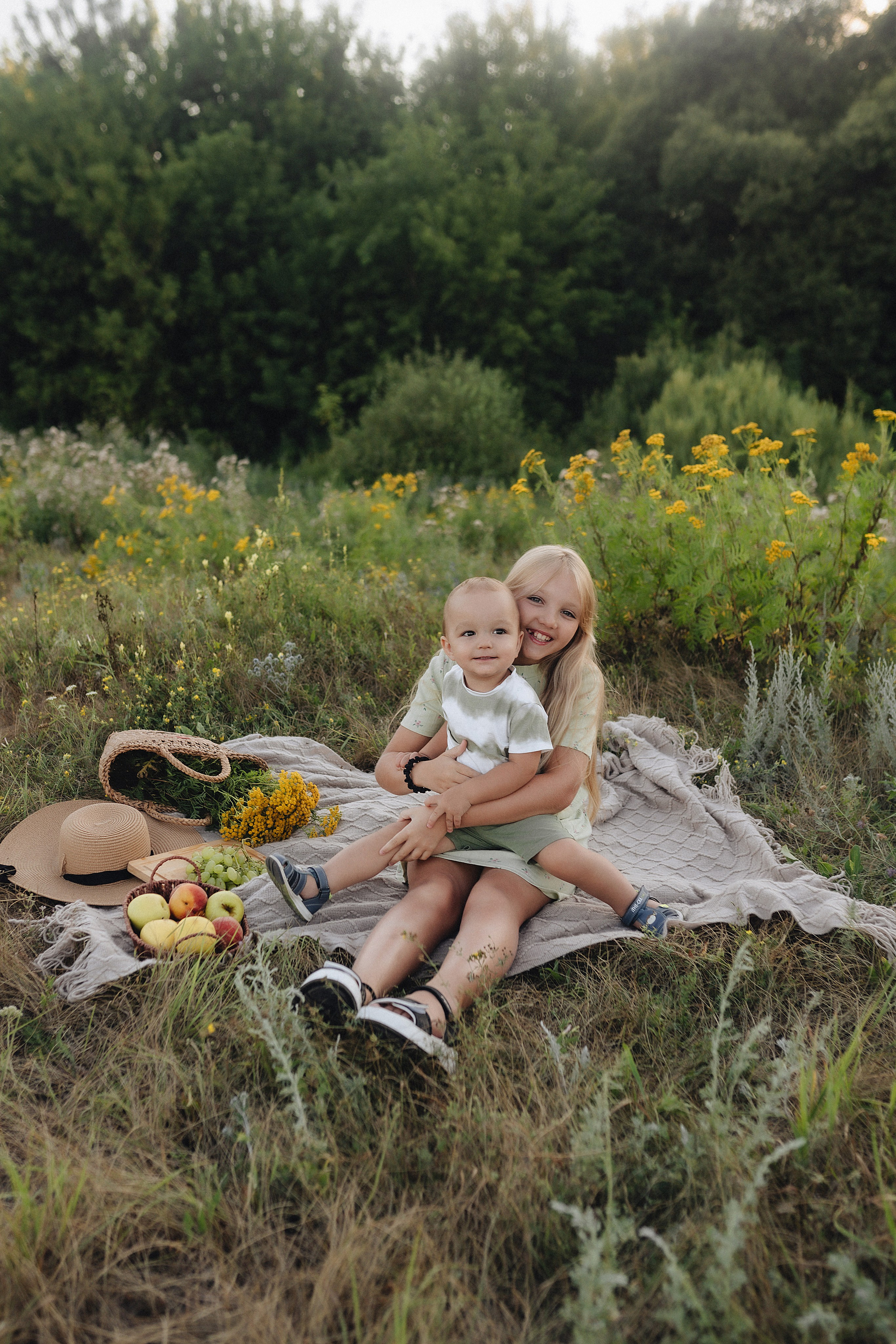 Семейная съемка на закате. Фотограф Карина Шмулёва. Воронеж и область