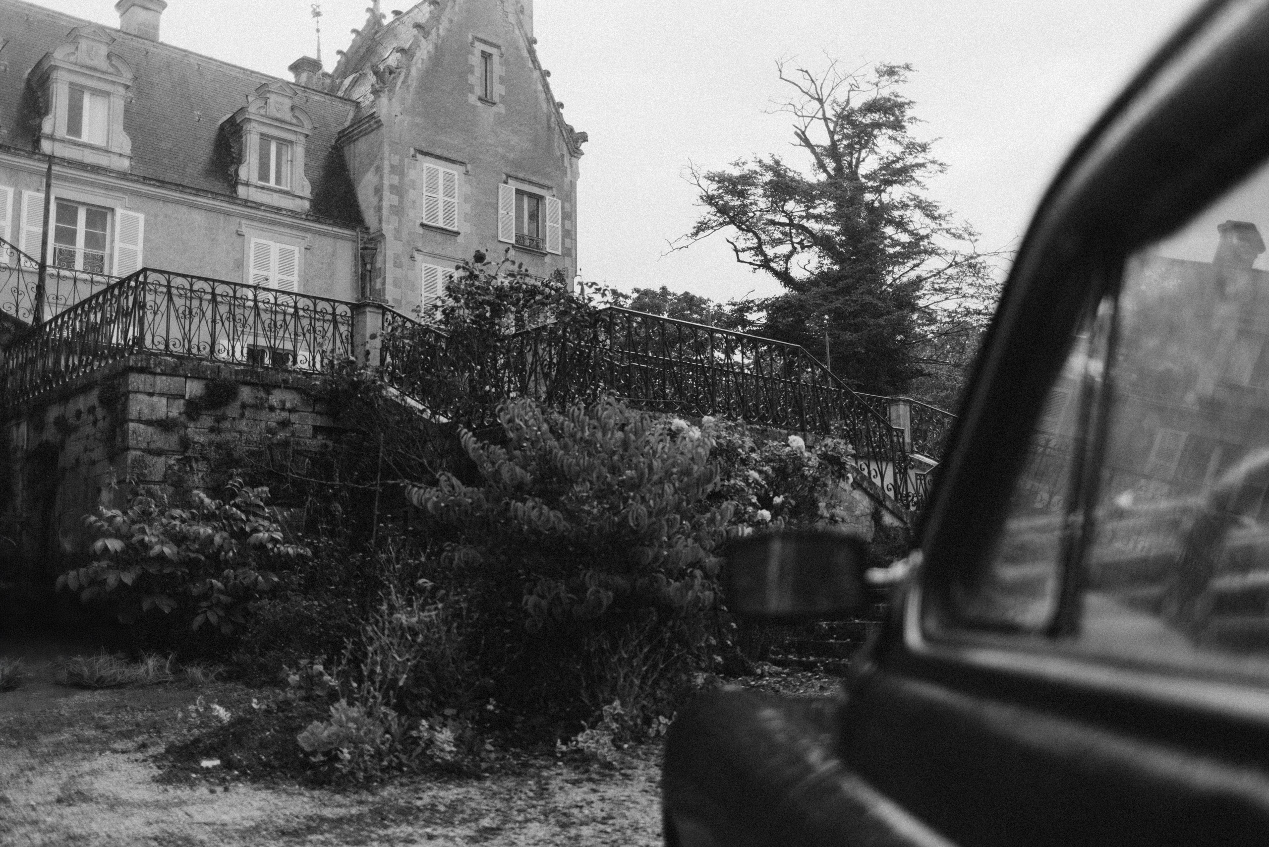 Pendant la pluie. Photographe à Paris