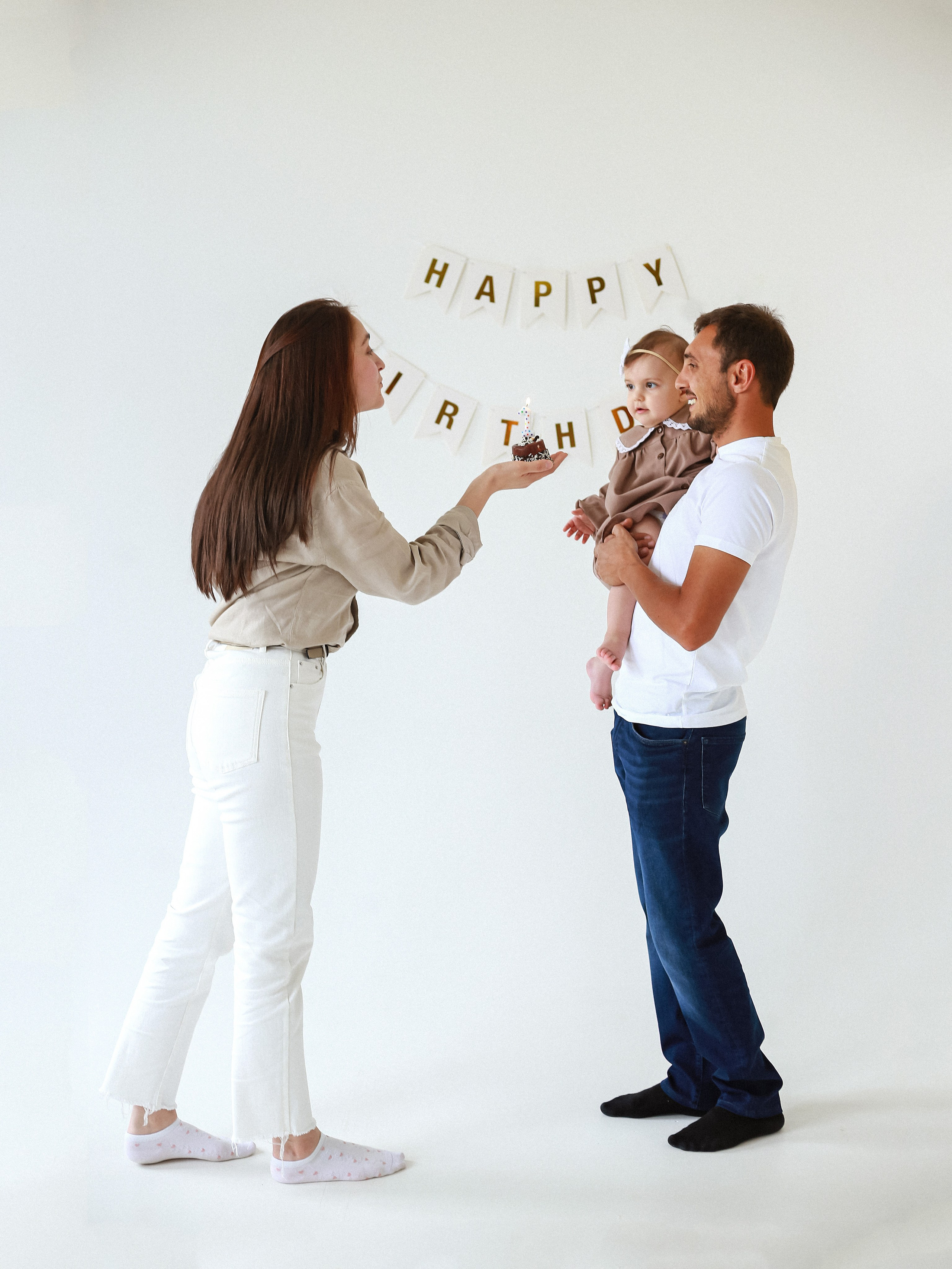 Годик в студии Домодедово. Семейный фотограф в Москве и МО Варвара Шаранова