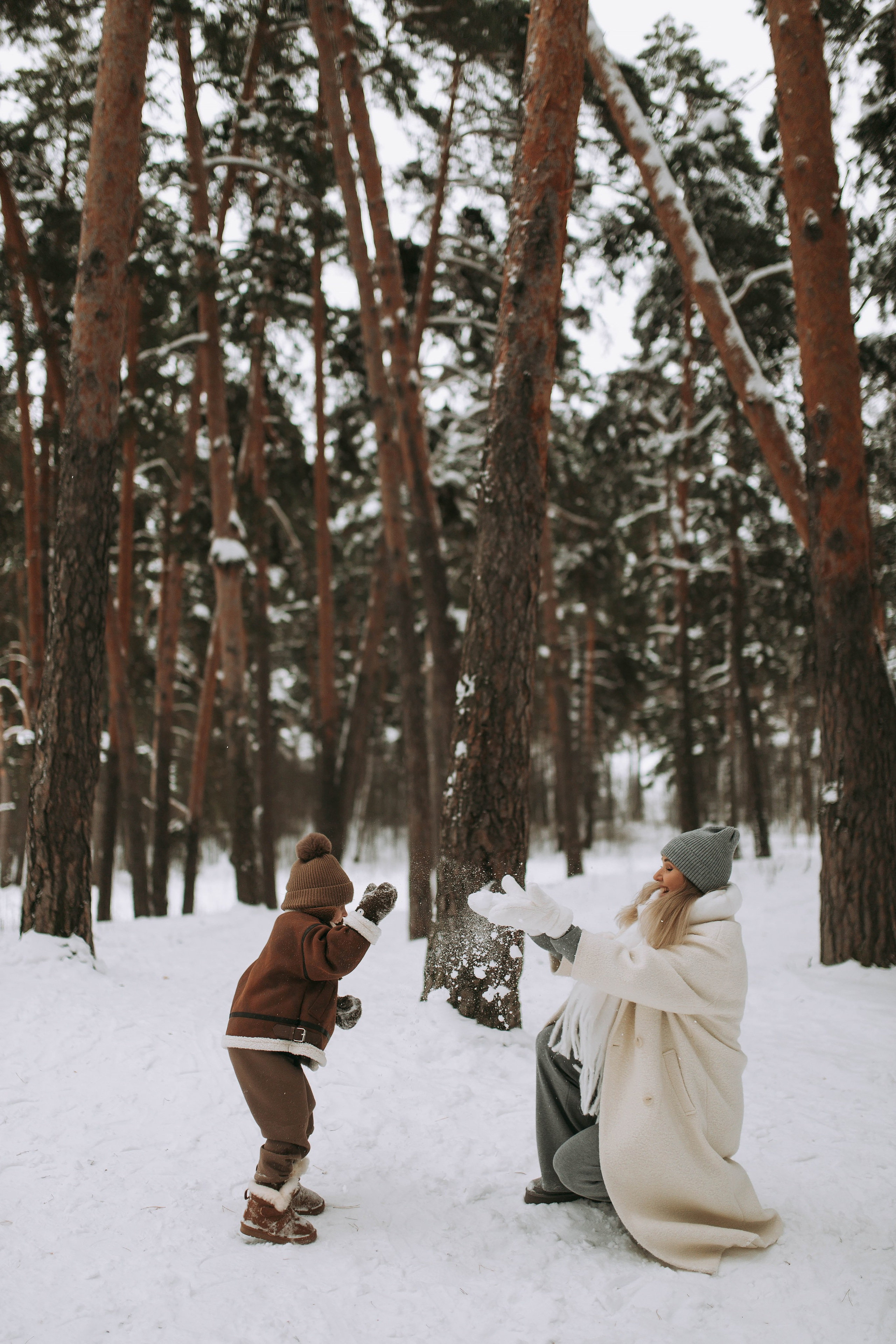 Зимняя прогулка по лесу. Свадебный и семейный фотограф в Нижнем Новгороде