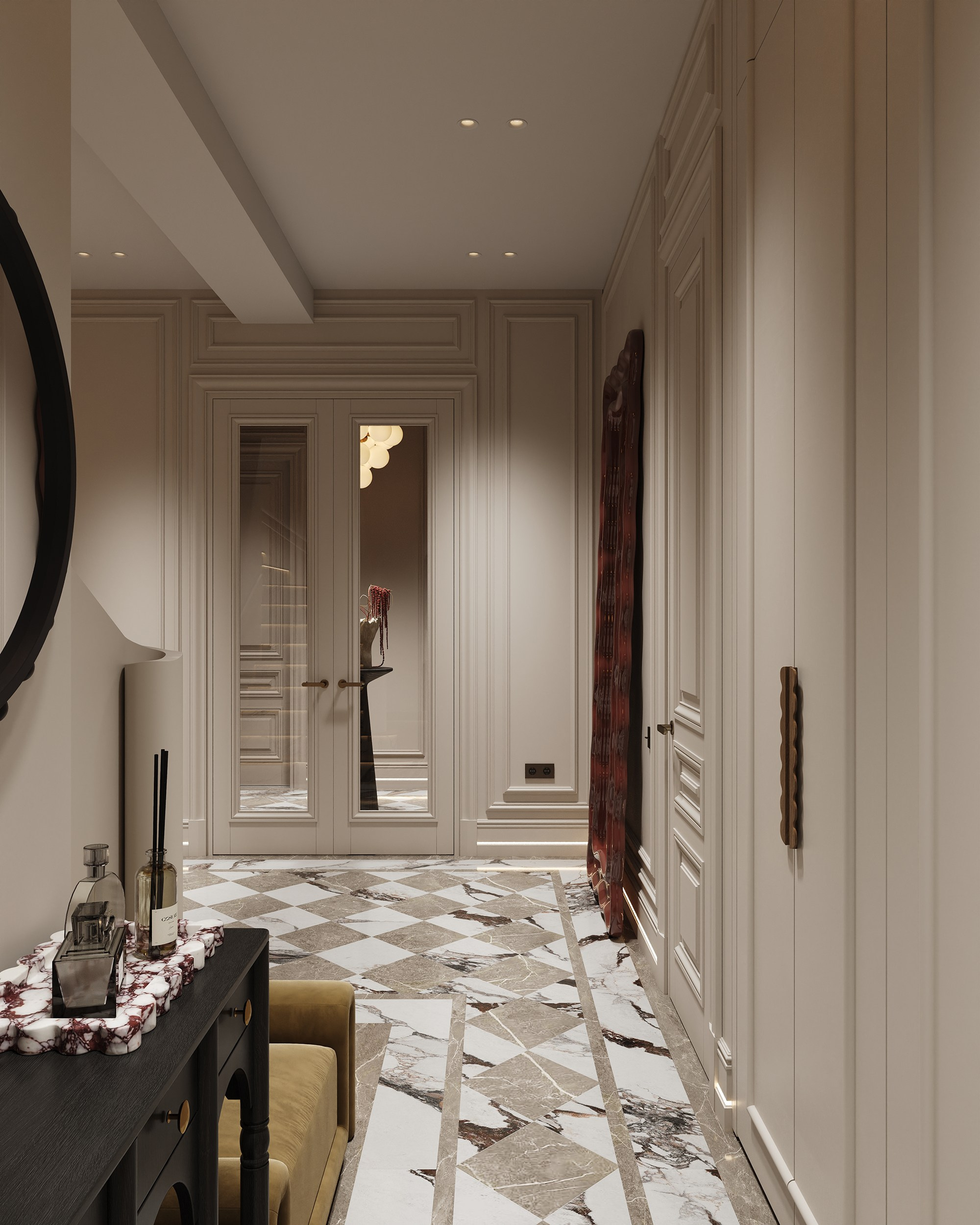 Прихожая «Минина». 3D визуализация интерьера Надежда Соколова