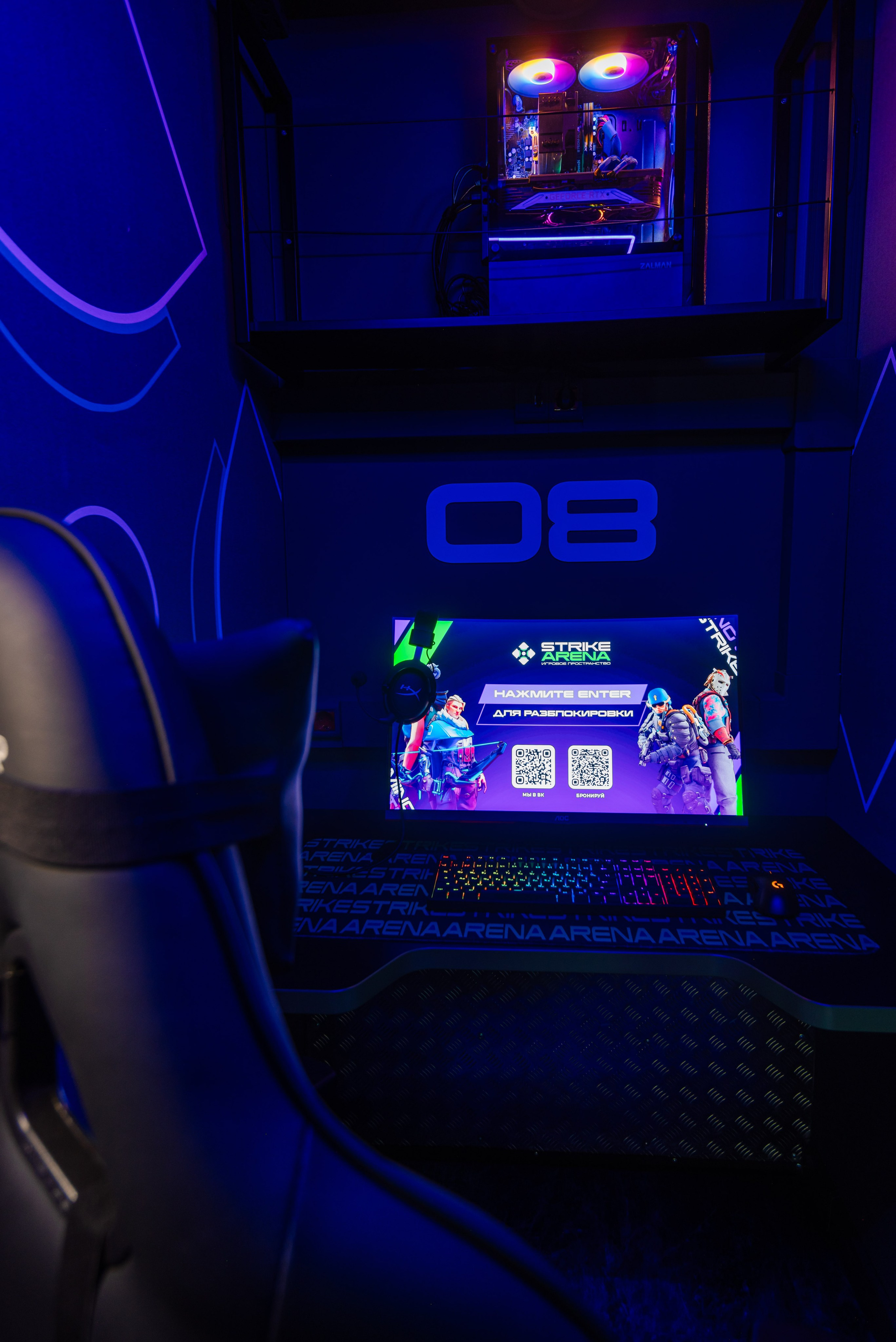 Фотосъемка для компьютерного клуба. Интерьерный и репортажный фотограф в Санкт-Петербурге