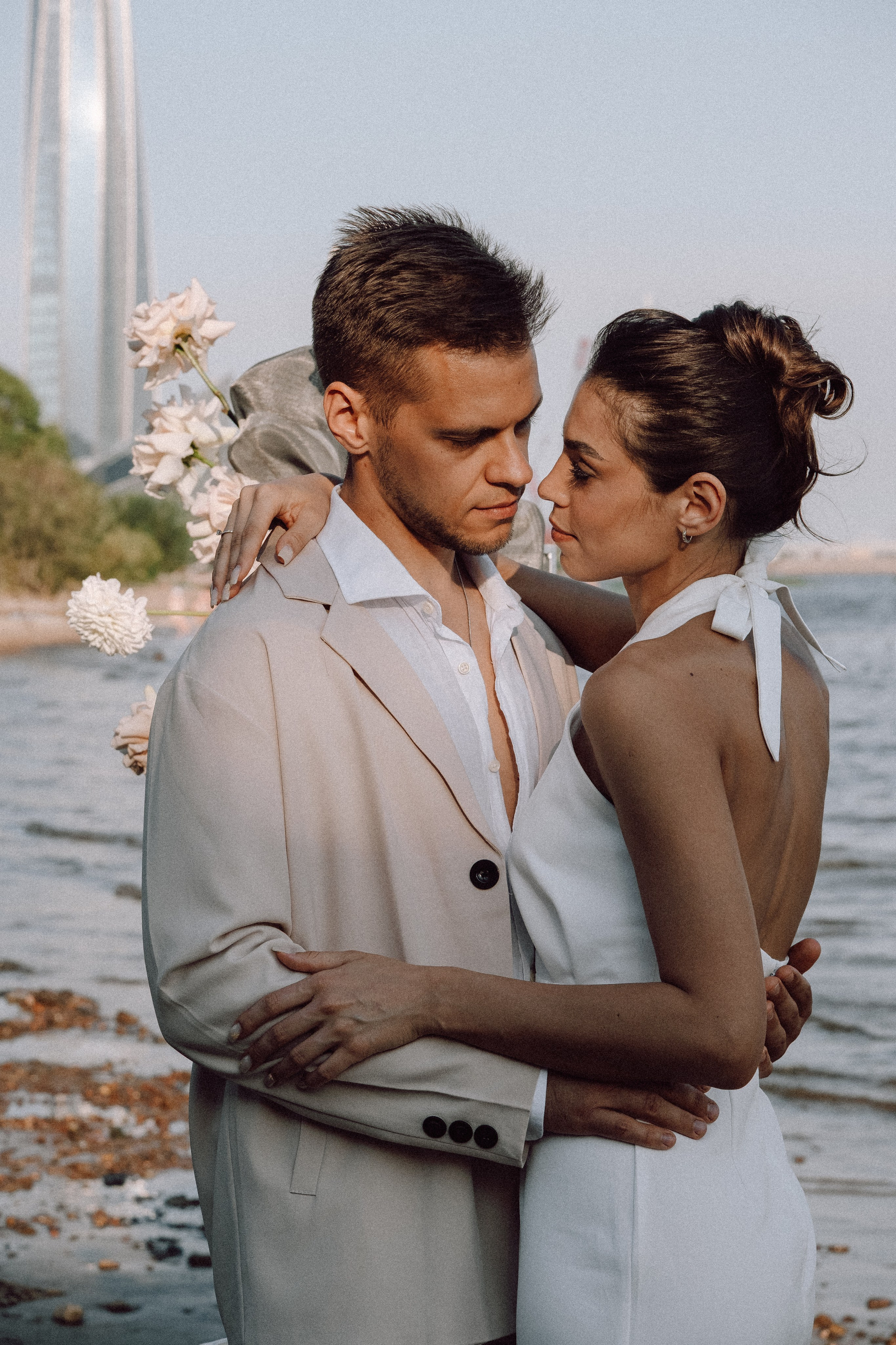 СВАДЕБНАЯ ФОТОСЕССИЯ ВЫЕЗДНОЙ ЦЕРЕМОНИИ (ФИНСКИЙ ЗАЛИВ). Профессиональный фотограф, Санкт-Петербург — Виктория Богомолова