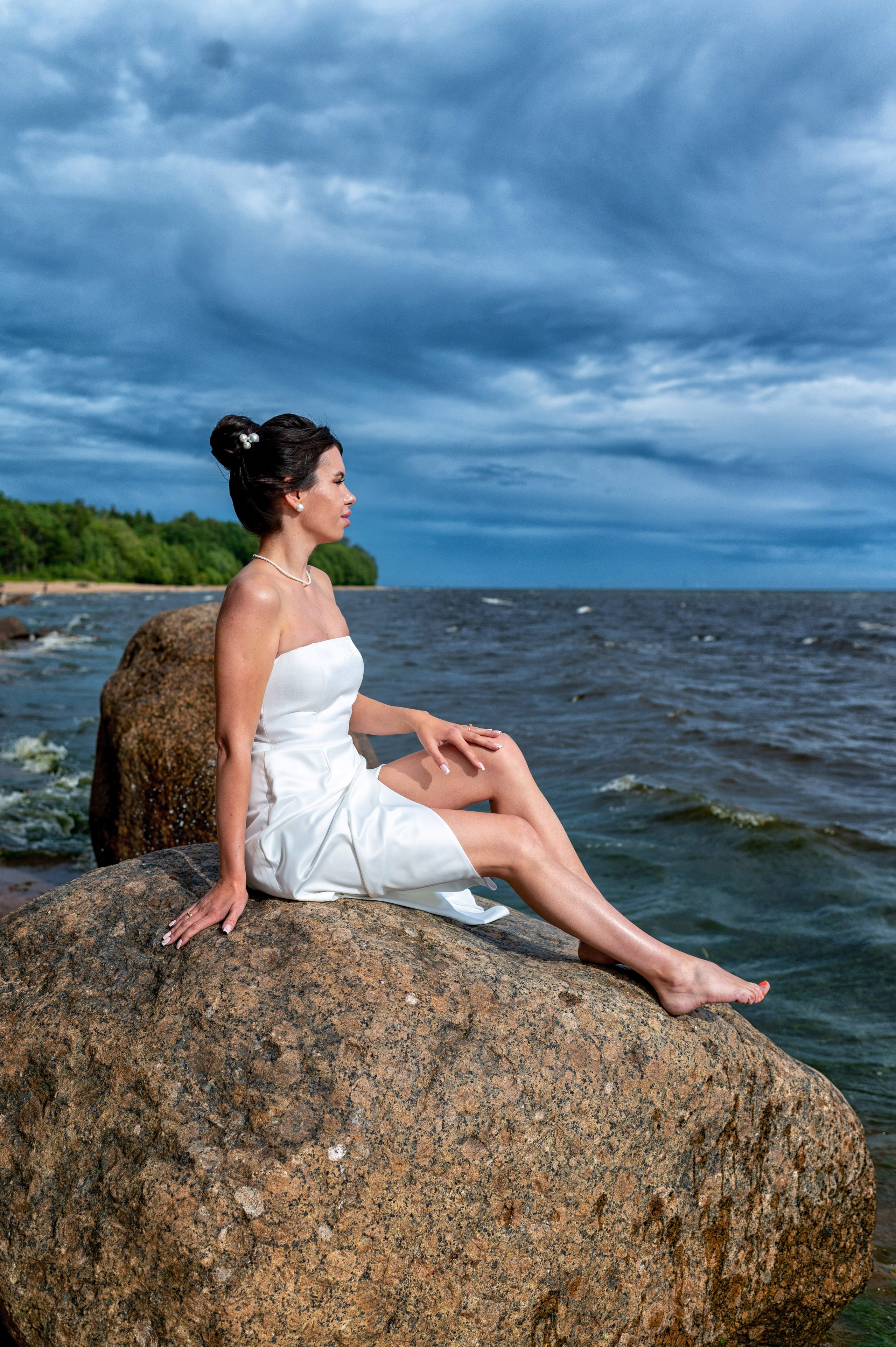 Евгений и Александра (фотосессия под дождём на Исаакиевской площади, свадебная прогулка на Финском заливе). Портретный, семейный и свадебный фотограф в Санкт-Петербурге и в Пушкине Ширяев Денис