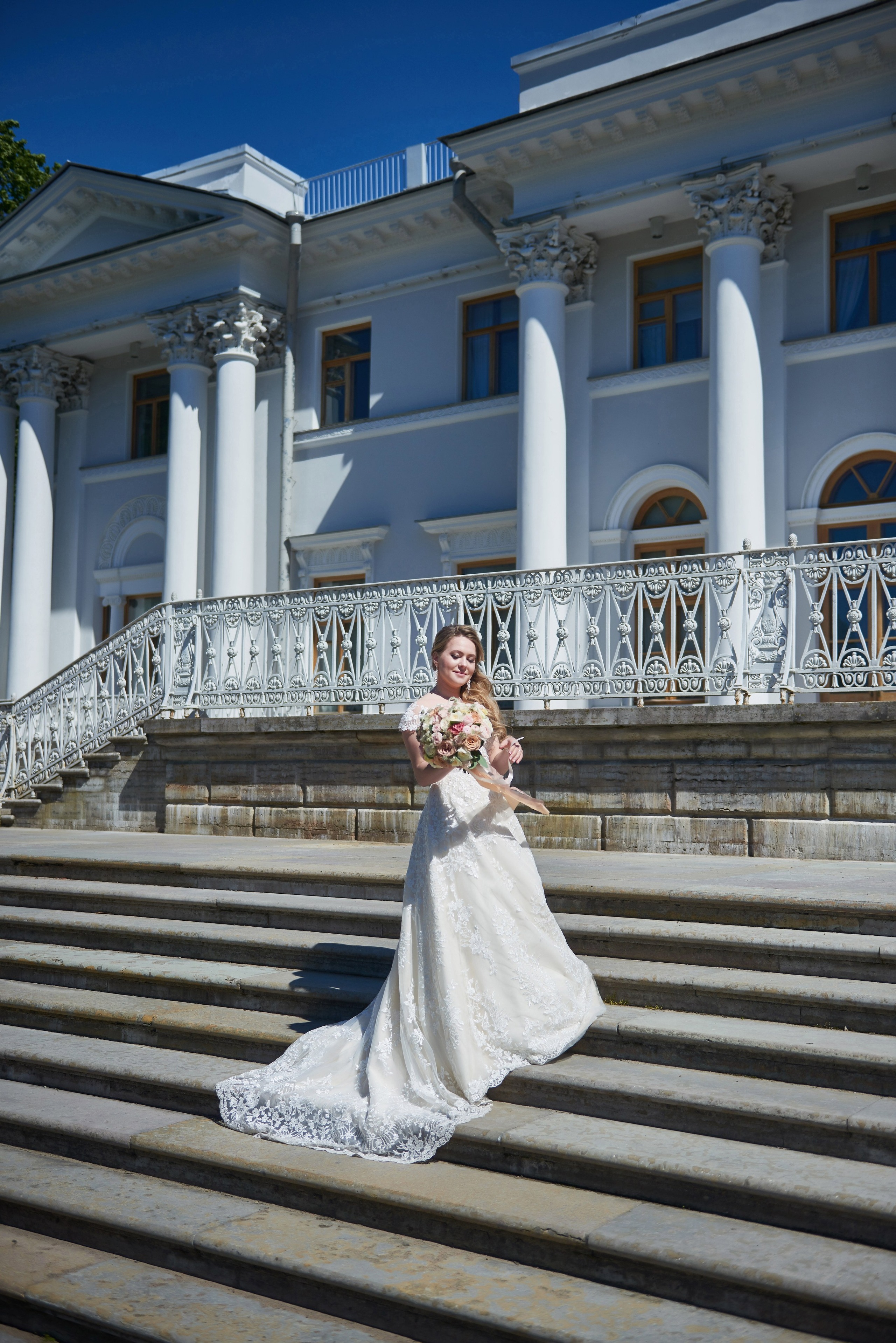 Юлия и Антон (Первый Дворец Бракосочетания, прогулка на Елагином острове). Портретный, семейный и свадебный фотограф в Санкт-Петербурге и в Пушкине Ширяев Денис