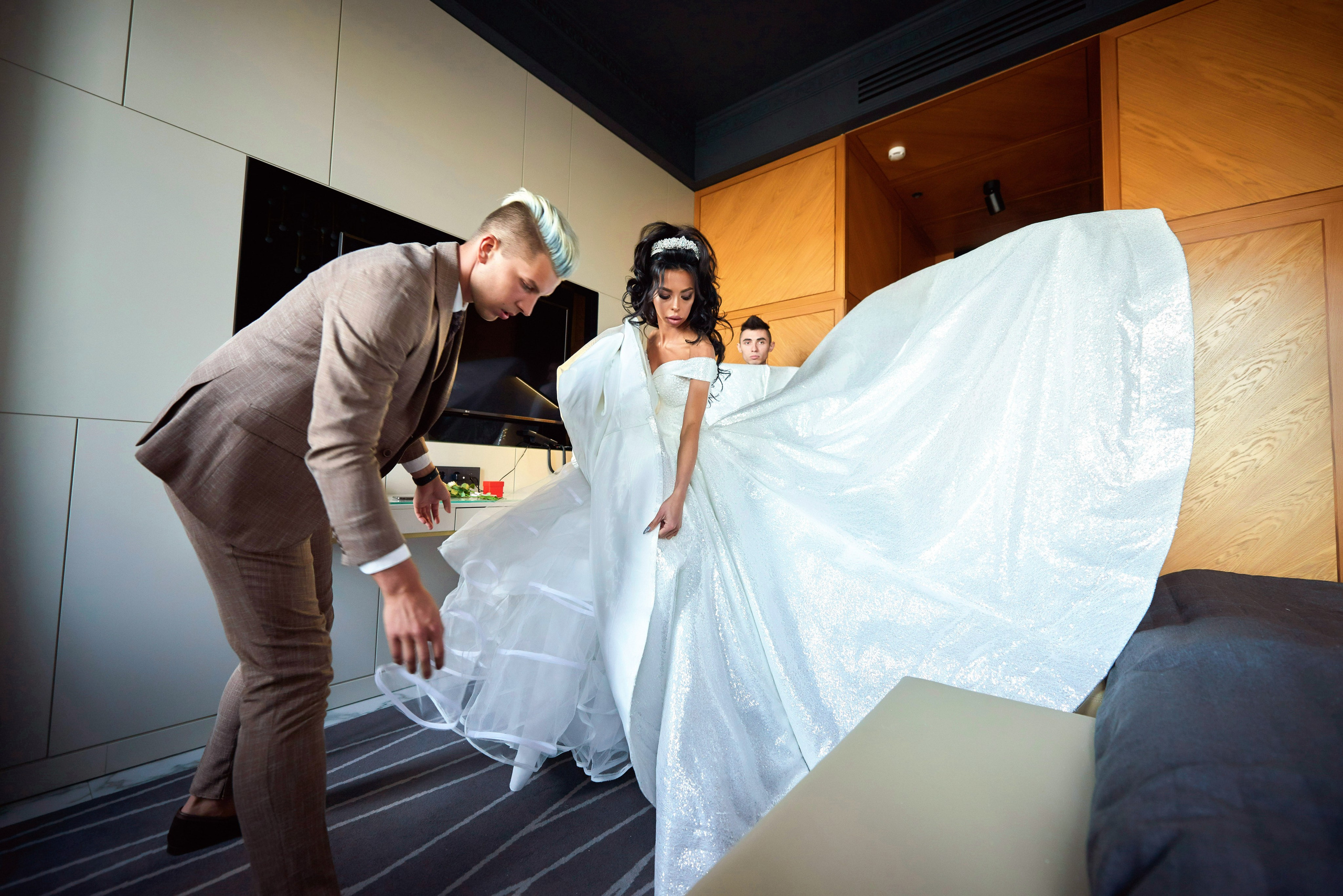 Михаил и Анна (Первый Дворец Бракосочетания России на Английской набережной 28). Портретный, семейный и свадебный фотограф в Санкт-Петербурге и в Пушкине Ширяев Денис