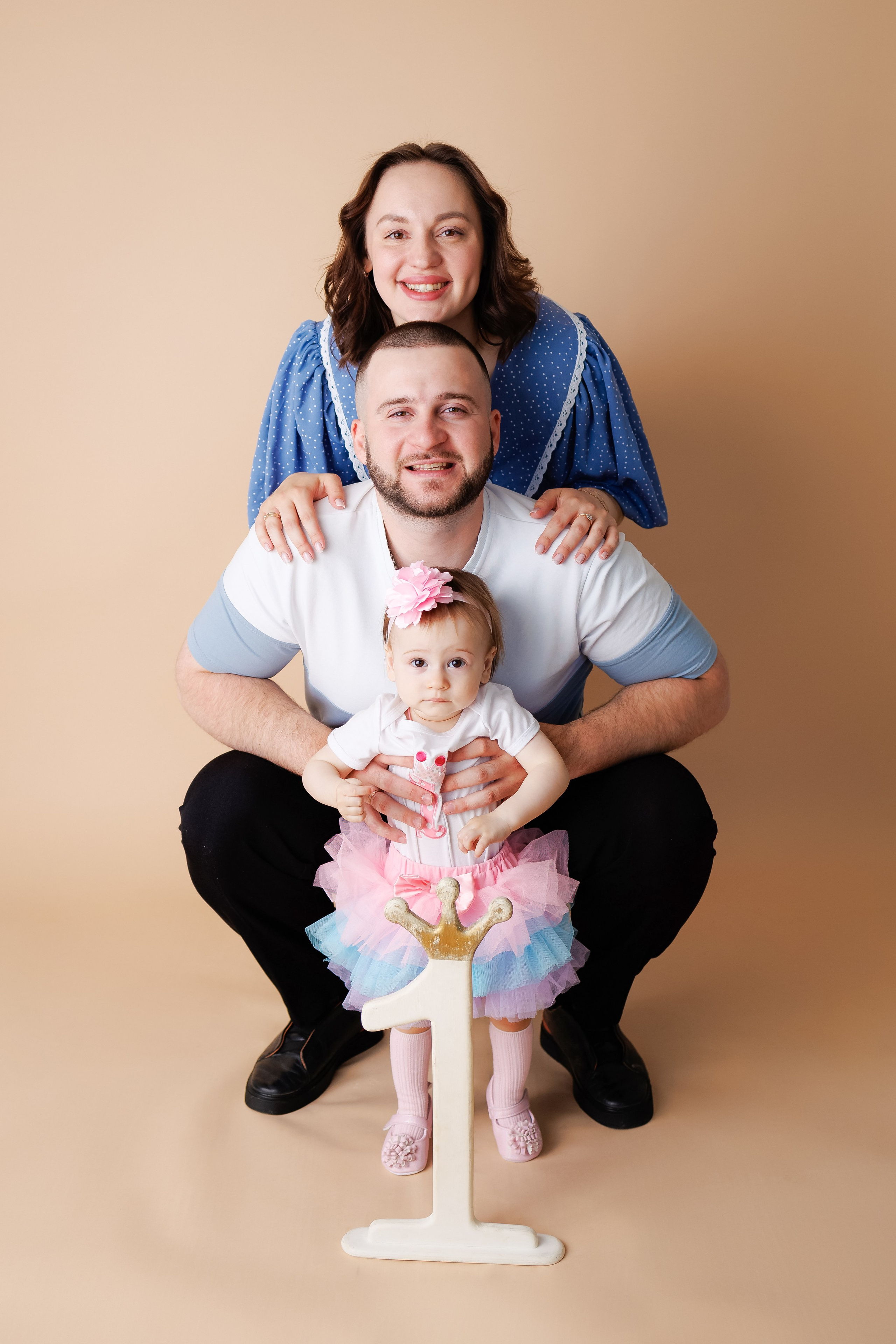 Анечке 1 годик. Фотограф новорожденный малышей Новосибирск