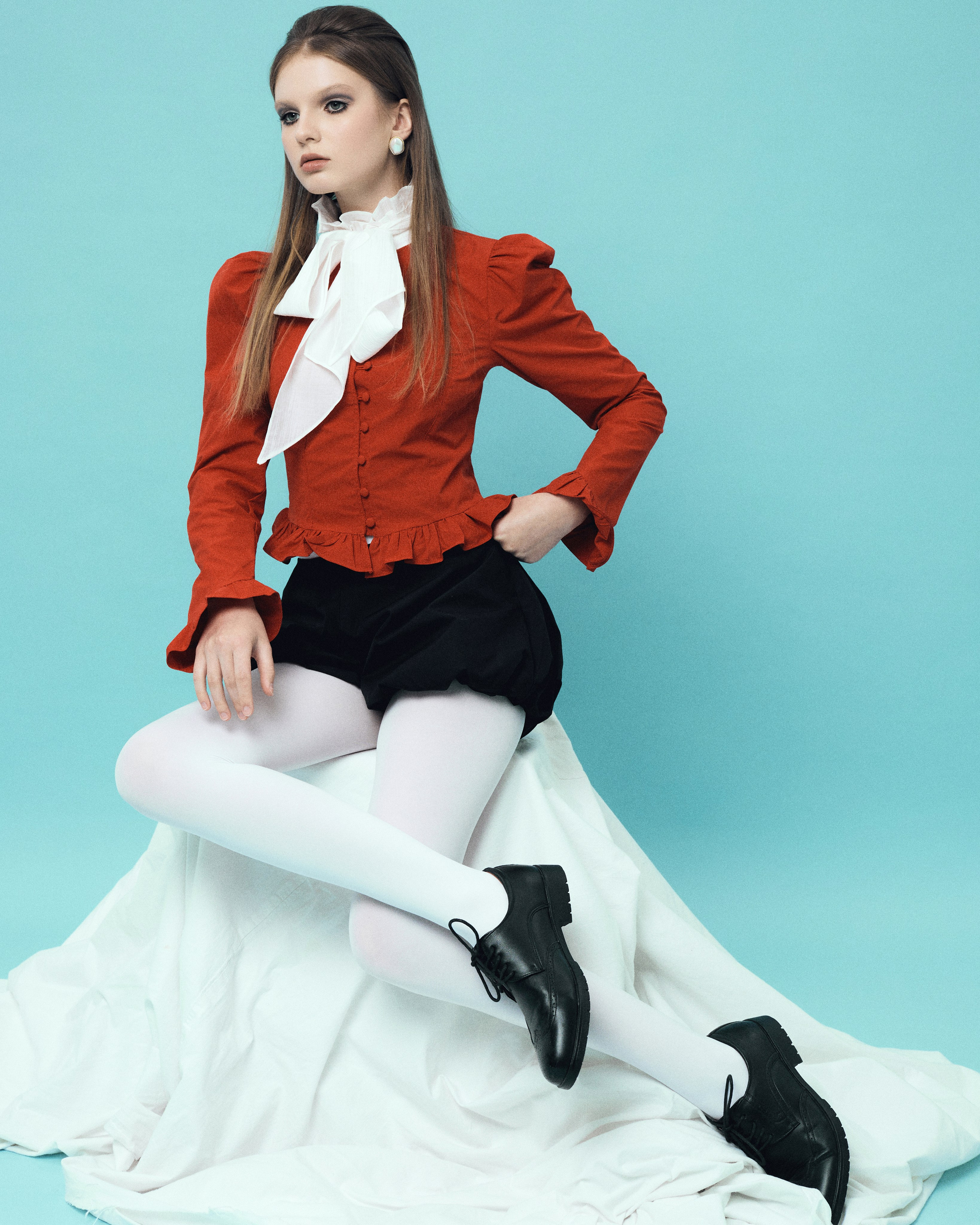 Kati, red blouse. Юрина Полина, фотограф из Екатеринбурга