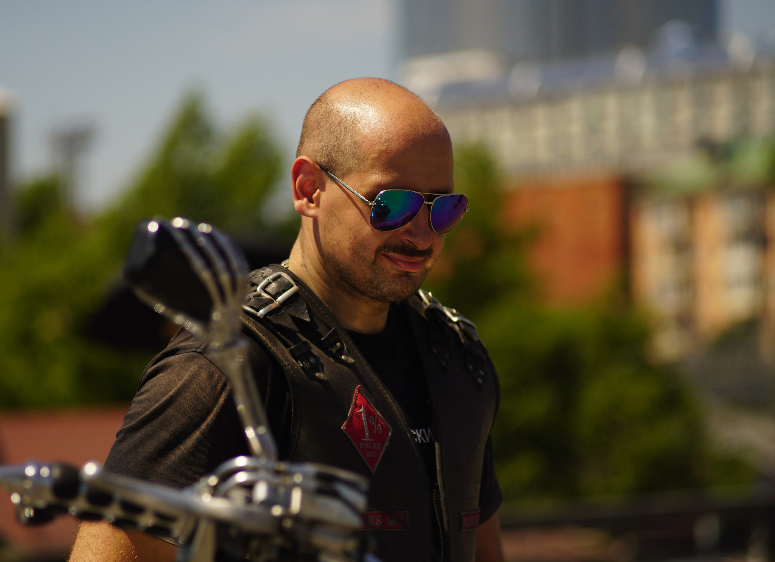 мотоциклист байкер