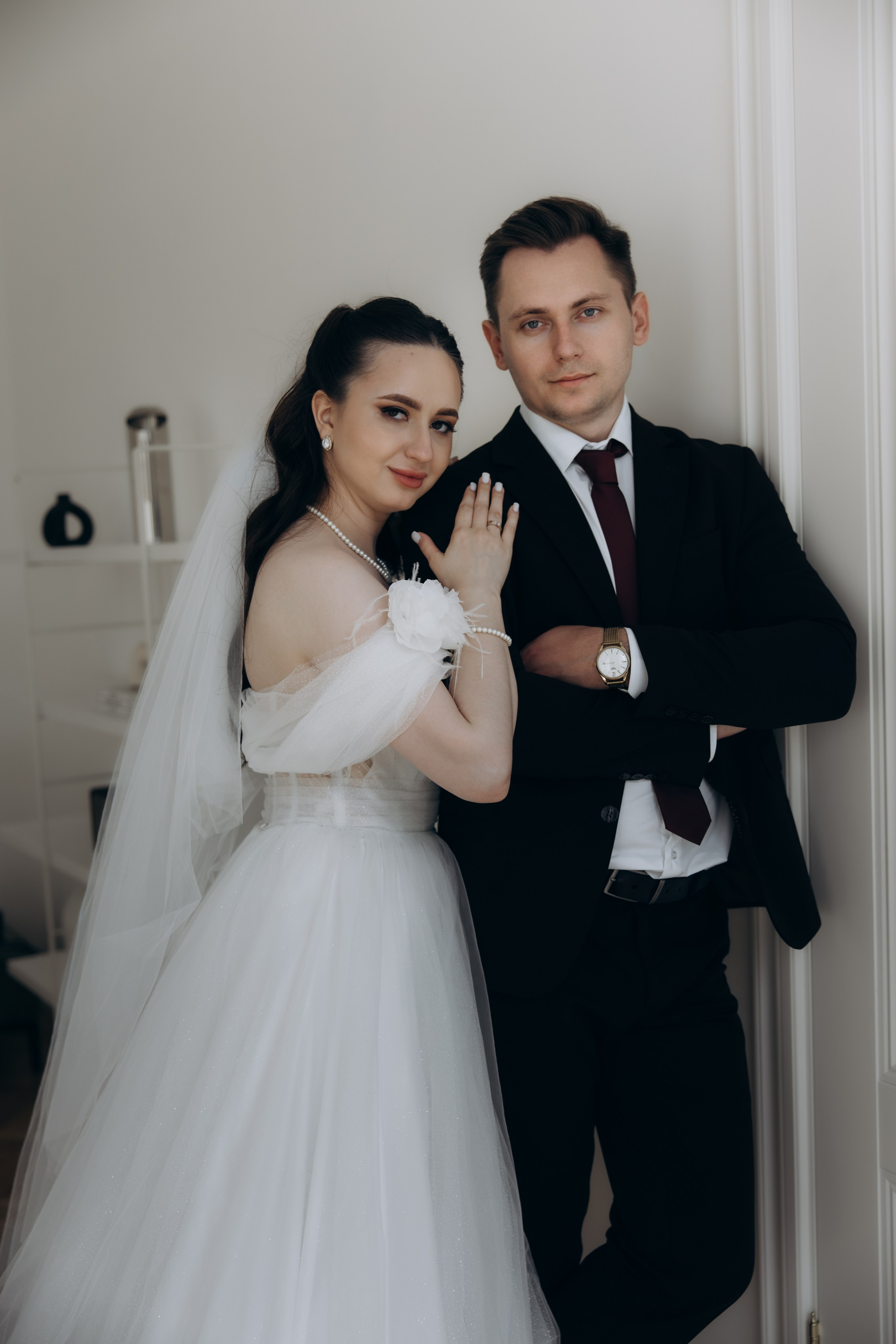 Свадебная фотосъемка в Пензе: Ольга и Владислав в отеле и студии «Перспектива»