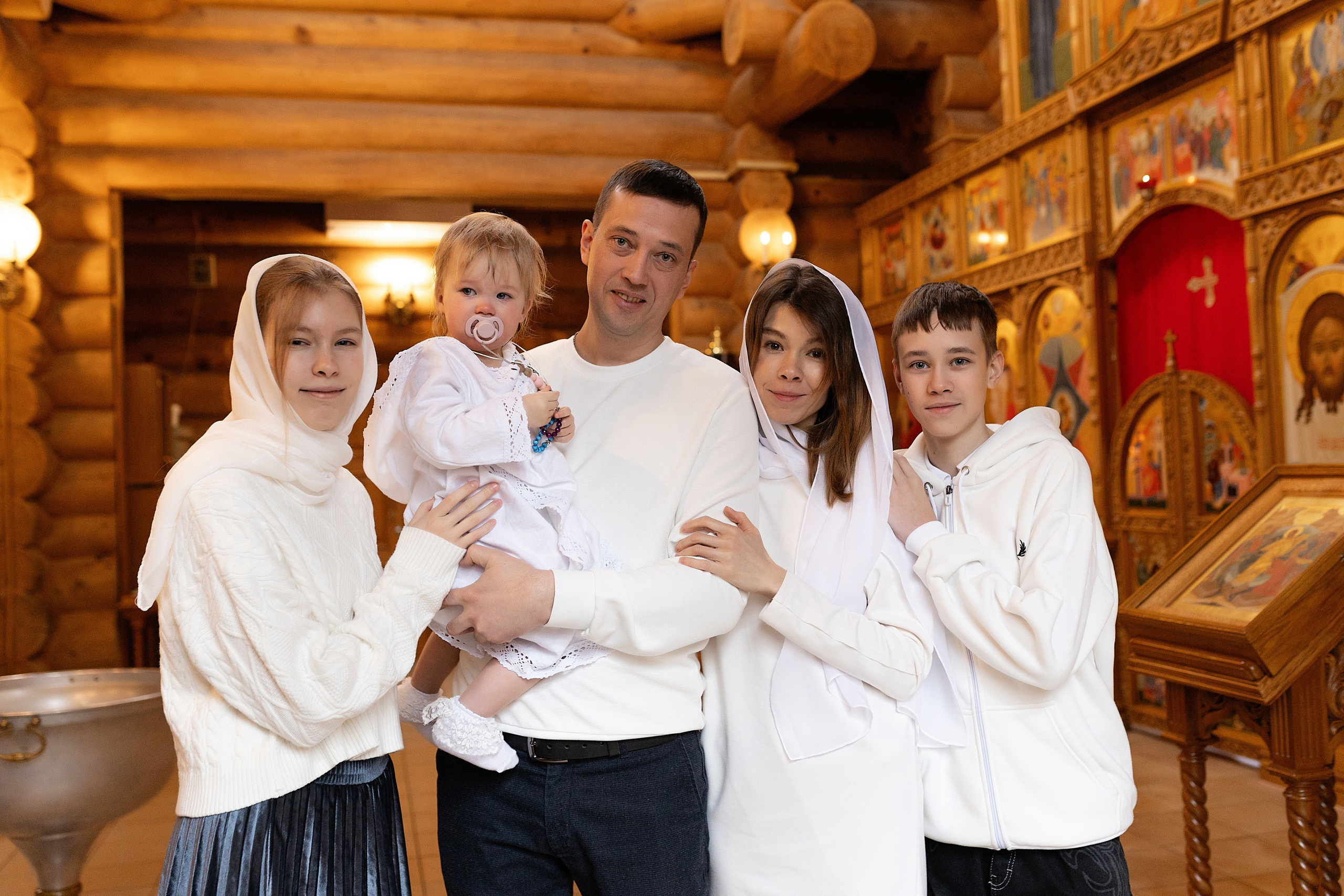 Таинство Крещения Ксении. Фотограф в Железнодорожном и Балашихе