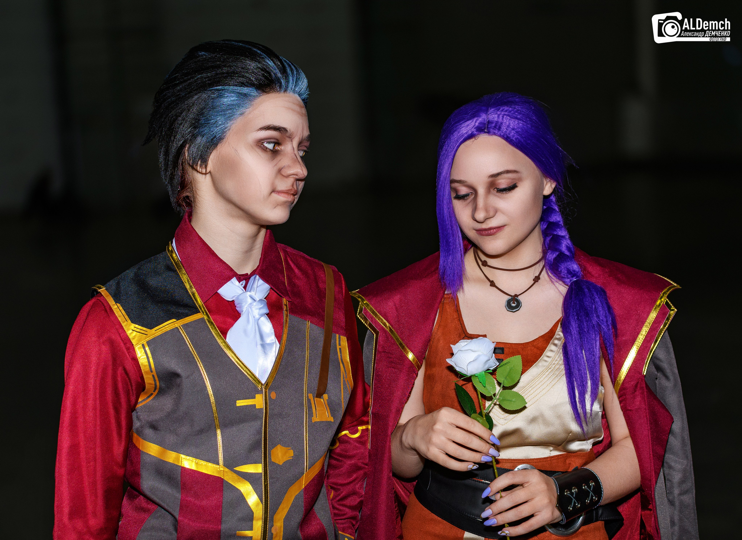 Аркейн, Ви, Джинкс, Лига Легенд фотосессия косплея в Москве