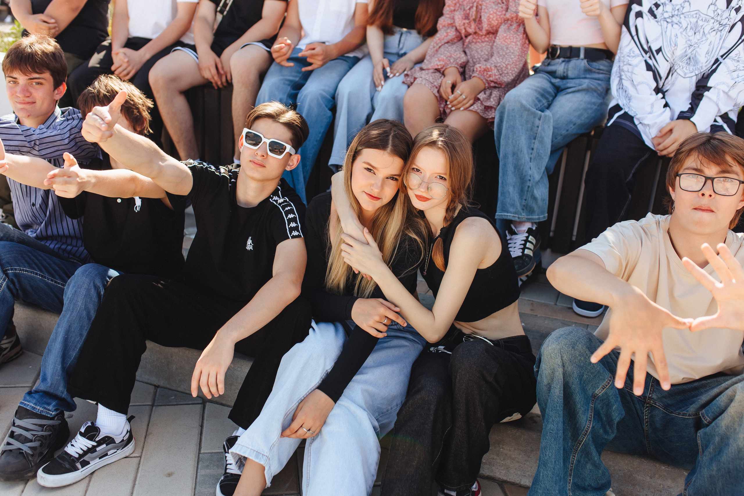 9 класс на площади. Свадебный и семейный фотограф в Туле и области Маша Костина