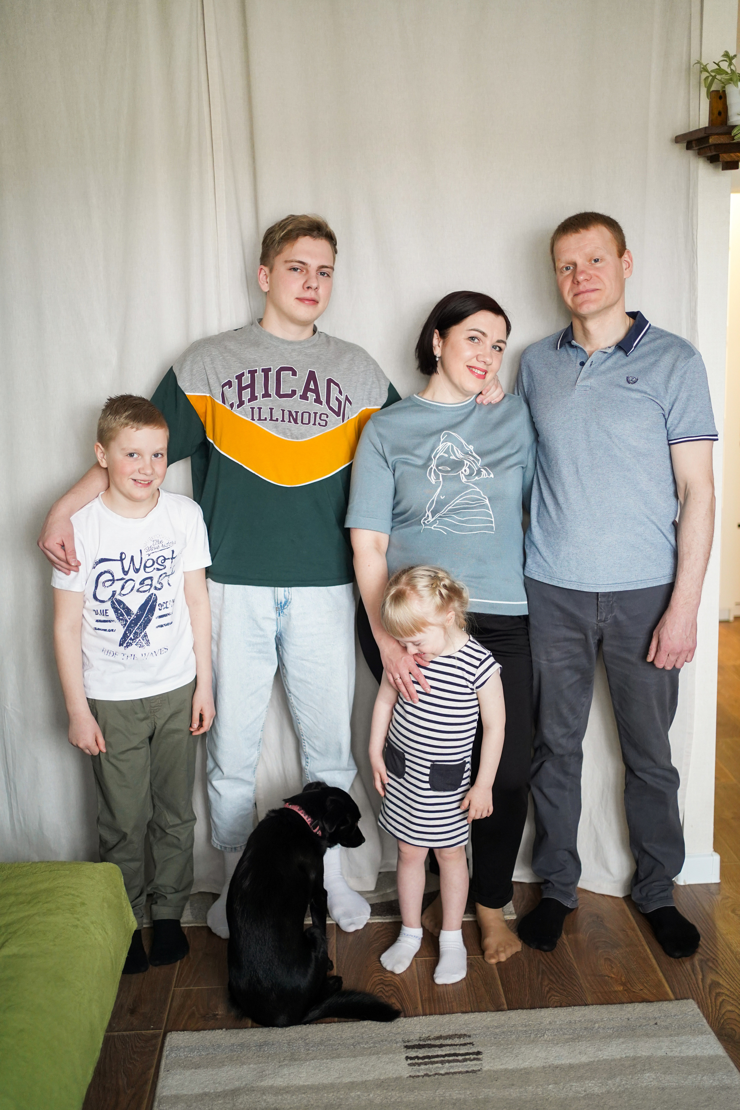 Домашняя история большой семьи. Семейный фотограф в Северодвинске и Архангельске Наталья Проничева