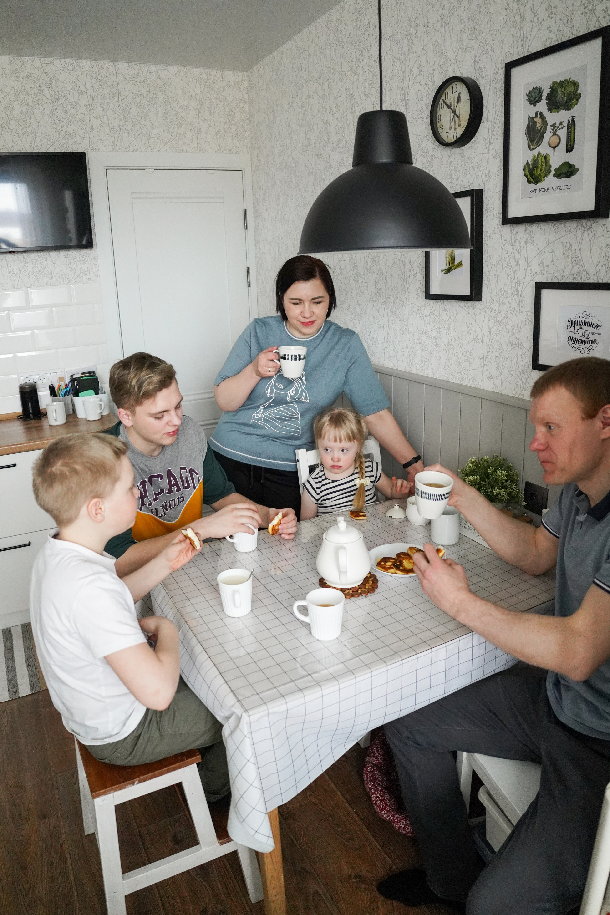 Домашняя история большой семьи. Семейный фотограф в Северодвинске и Архангельске Наталья Проничева