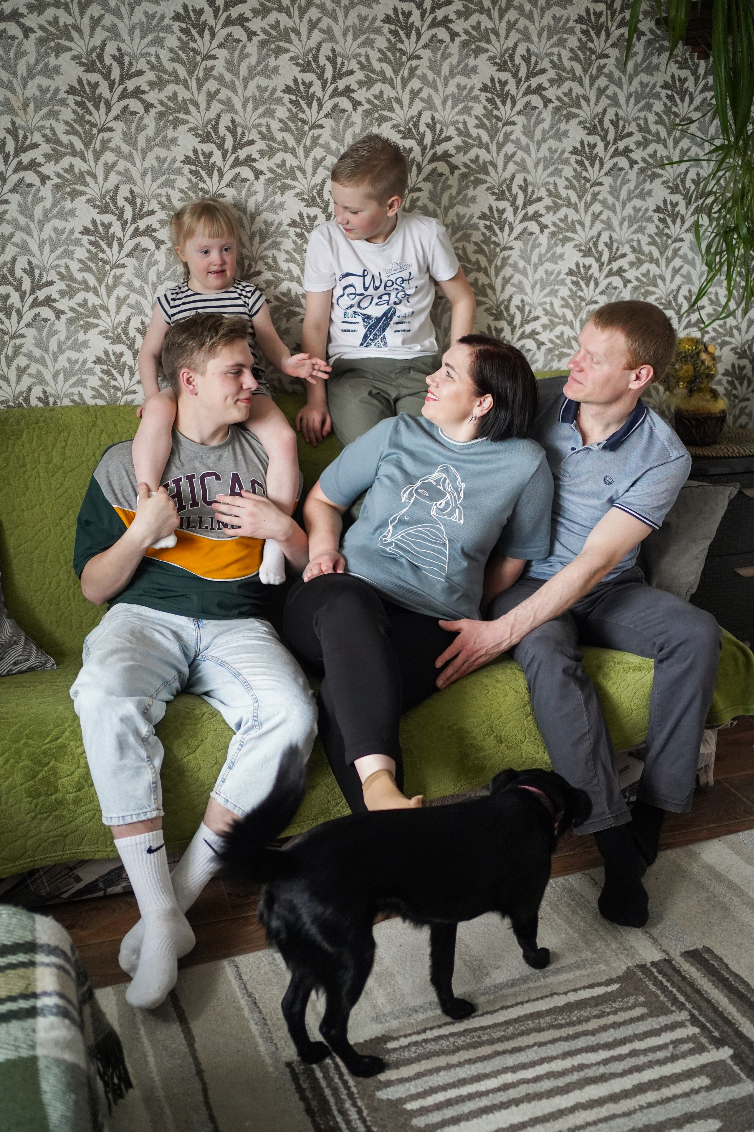 Домашняя история большой семьи. Семейный фотограф в Северодвинске и Архангельске Наталья Проничева