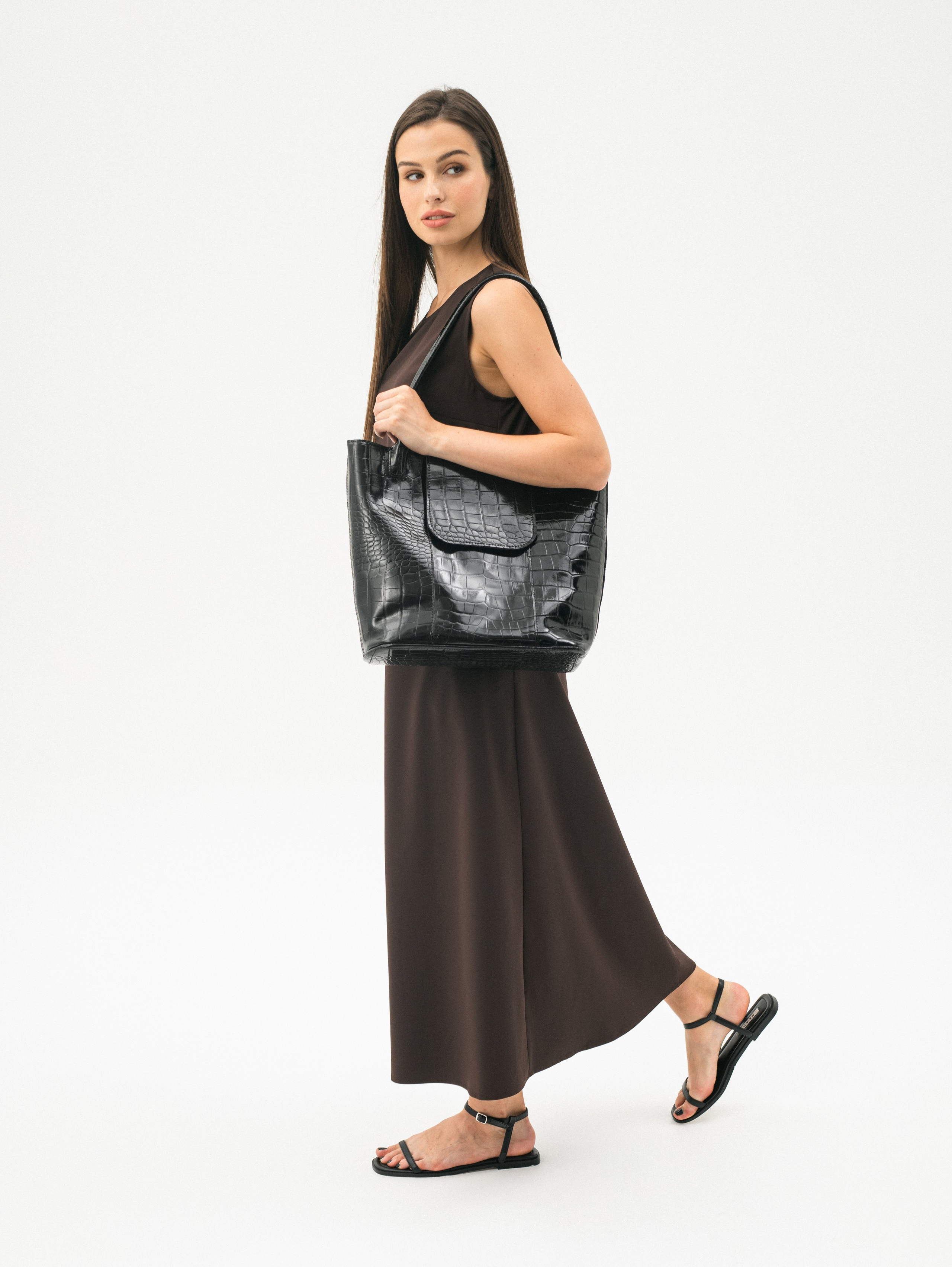 Модель 5Ш. Бренд Alligatore Biaco — это изящные изделия из натуральной кожи