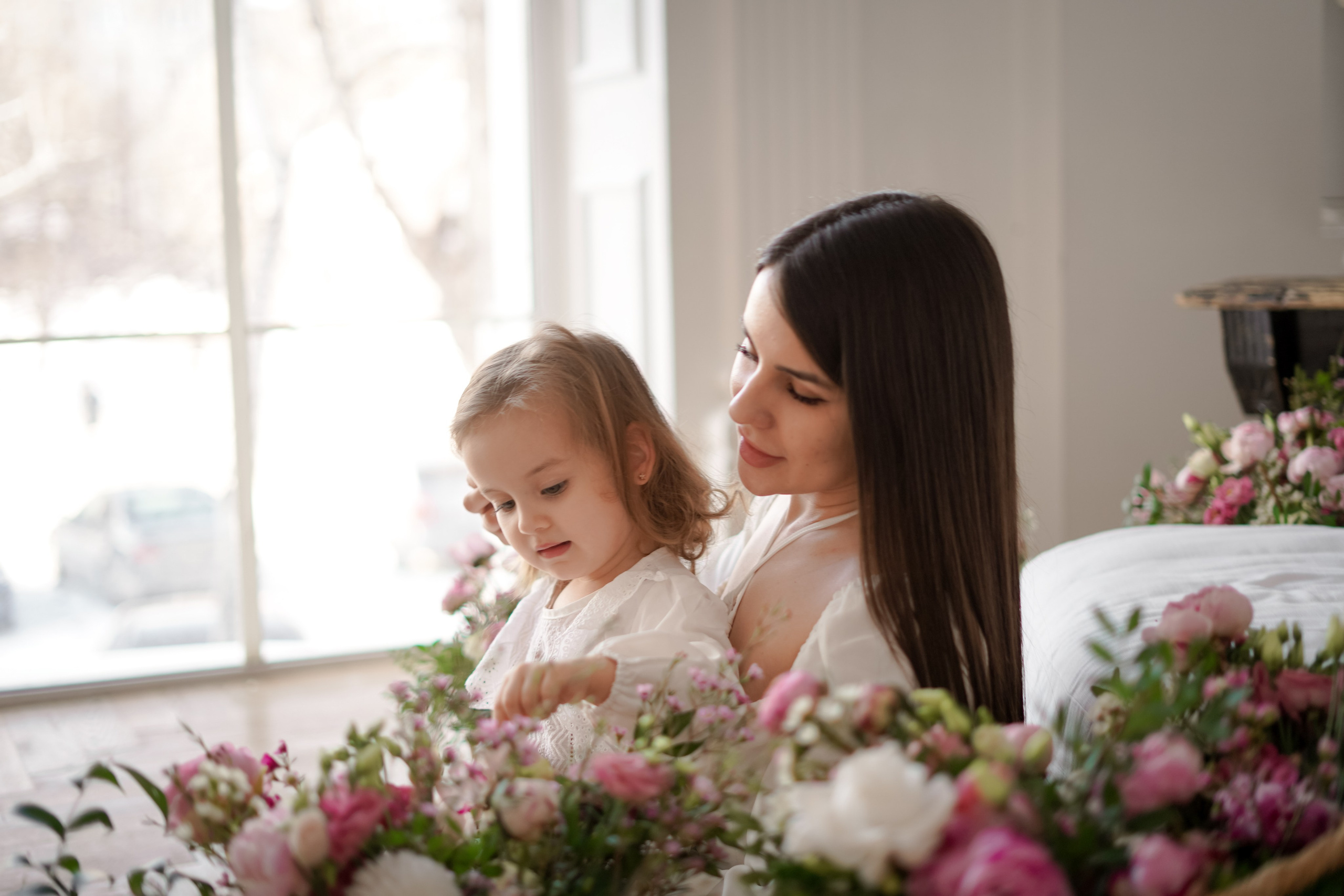 Мама и доченька. Фотограф Татьяна Митрофанова