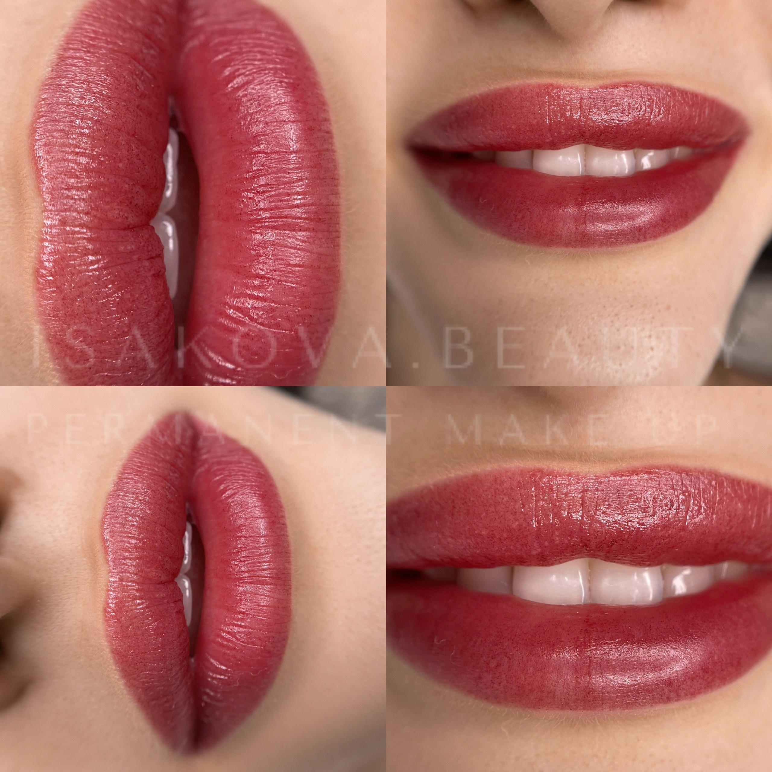 ГУБЫ сразу после процедуры. Перманентный макияж и удаление старого татуажа в Ростове-на-Дону Дарья Исакова