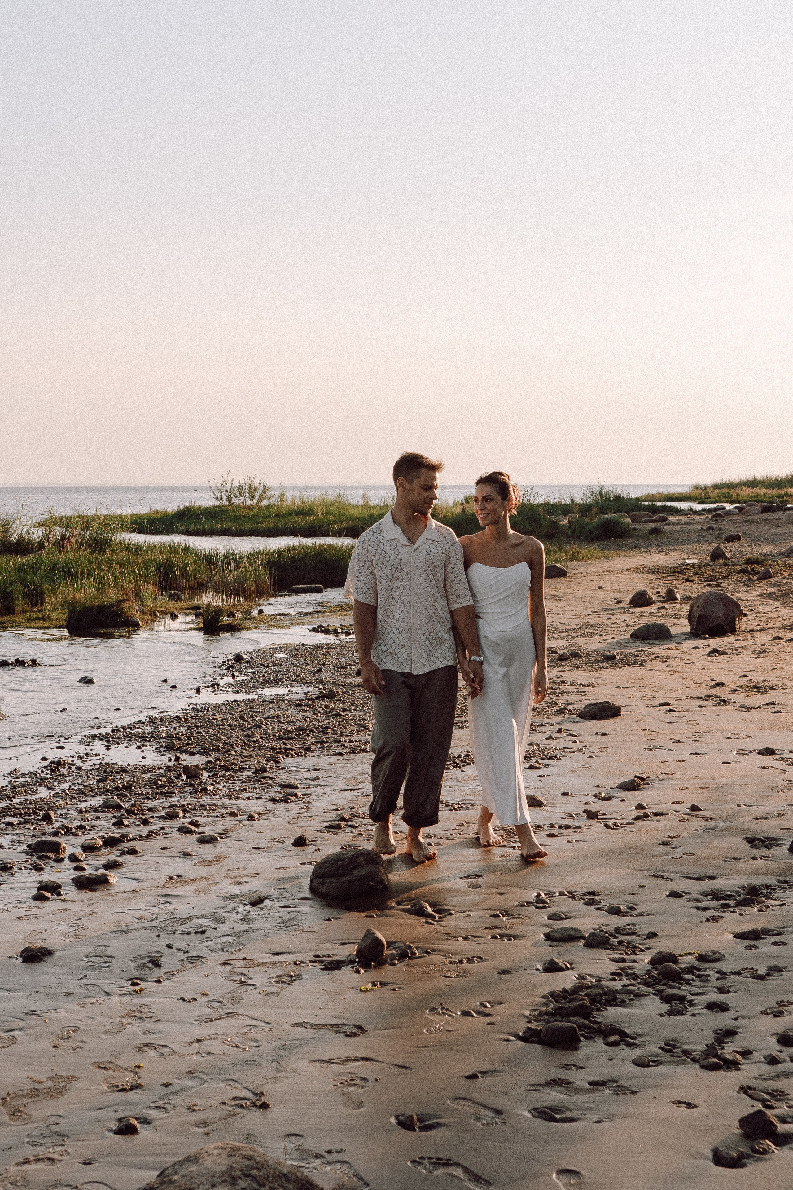 СВАДЕБНАЯ ФОТОСЕССИЯ ВЫЕЗДНОЙ ЦЕРЕМОНИИ (ФИНСКИЙ ЗАЛИВ). Профессиональный фотограф, Санкт-Петербург — Виктория Богомолова