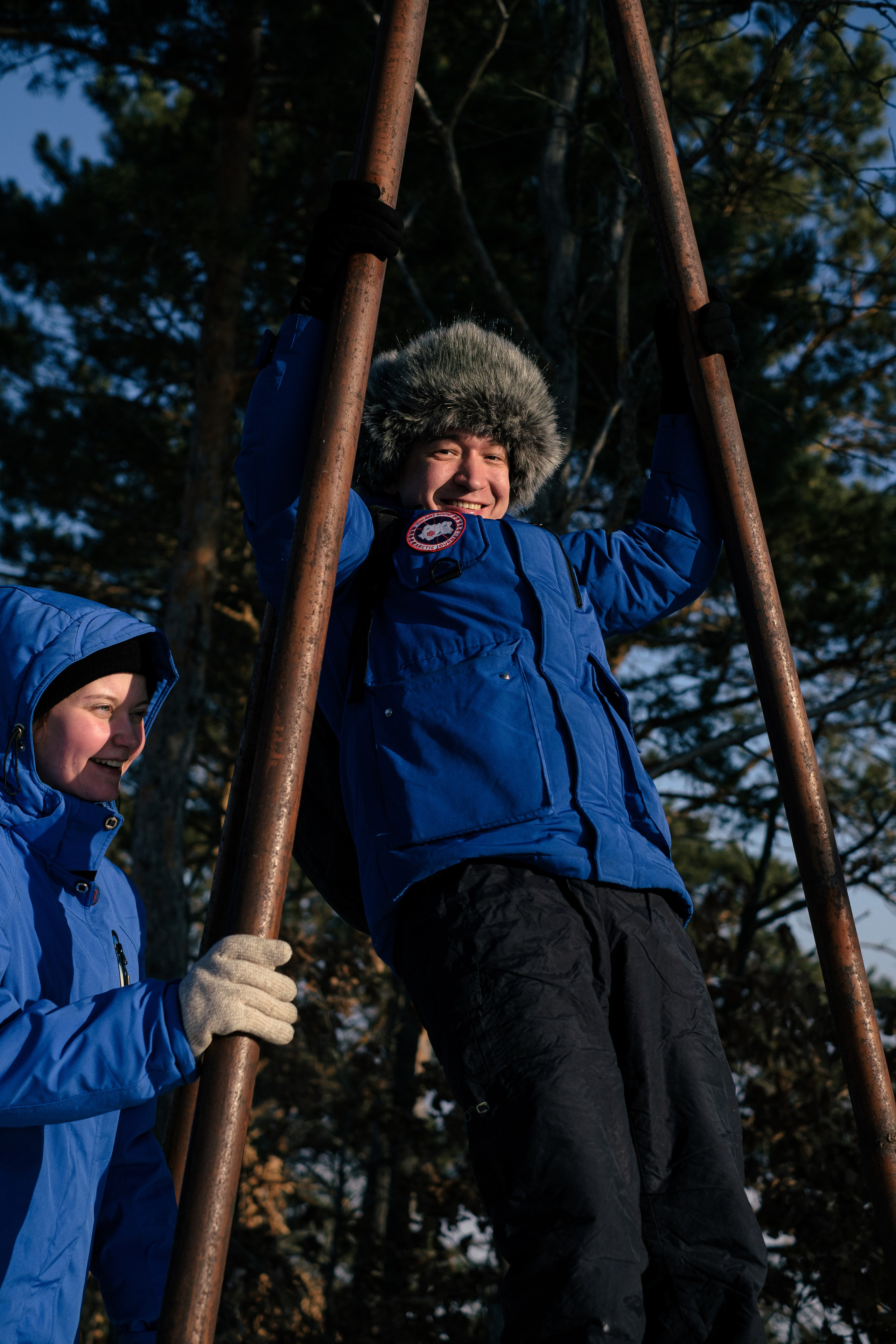 Мухинский лес зимой. Фотограф Благовещенска Яна