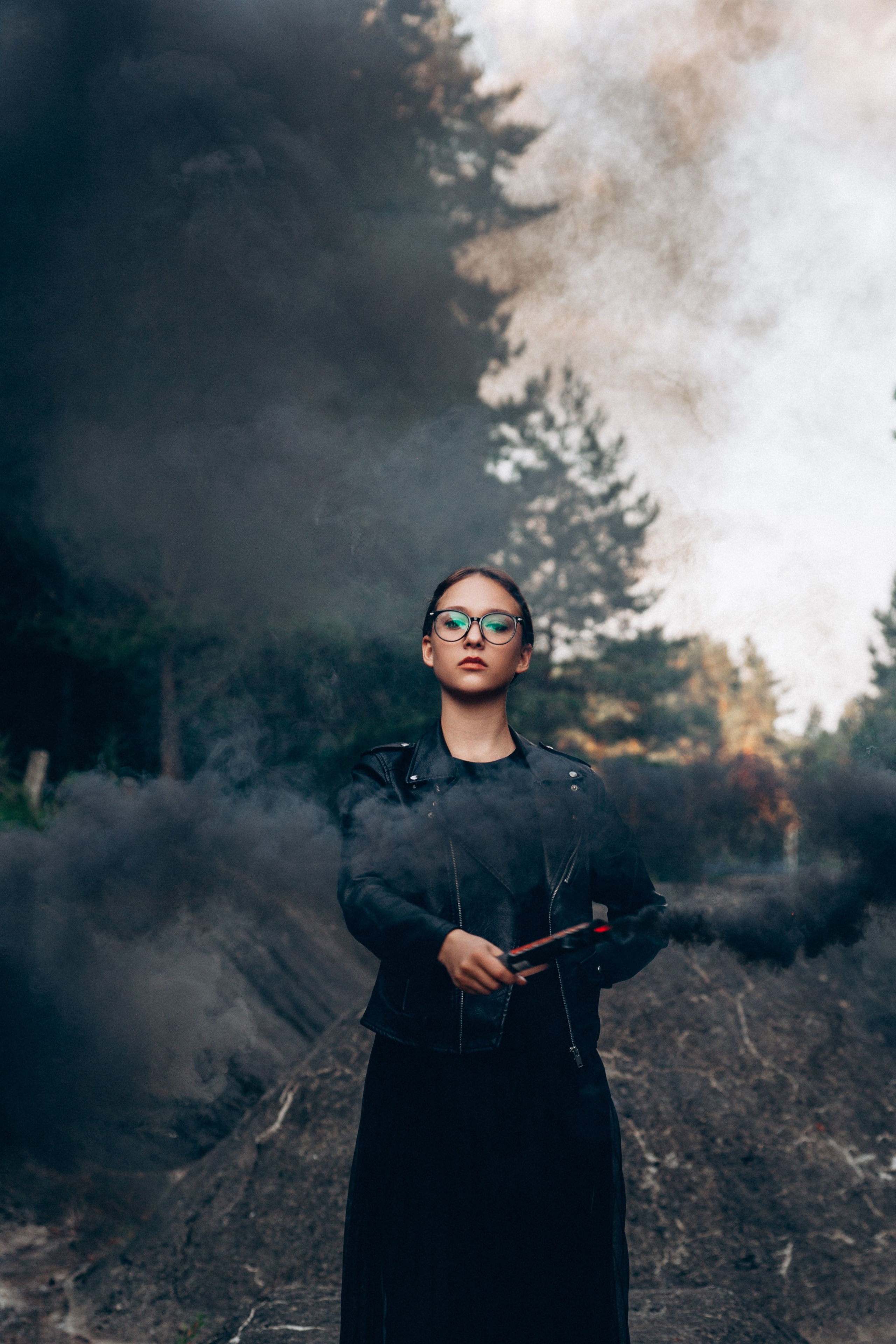 Дым над Слаломным каналом. Репортажный и детский фотограф в Минске