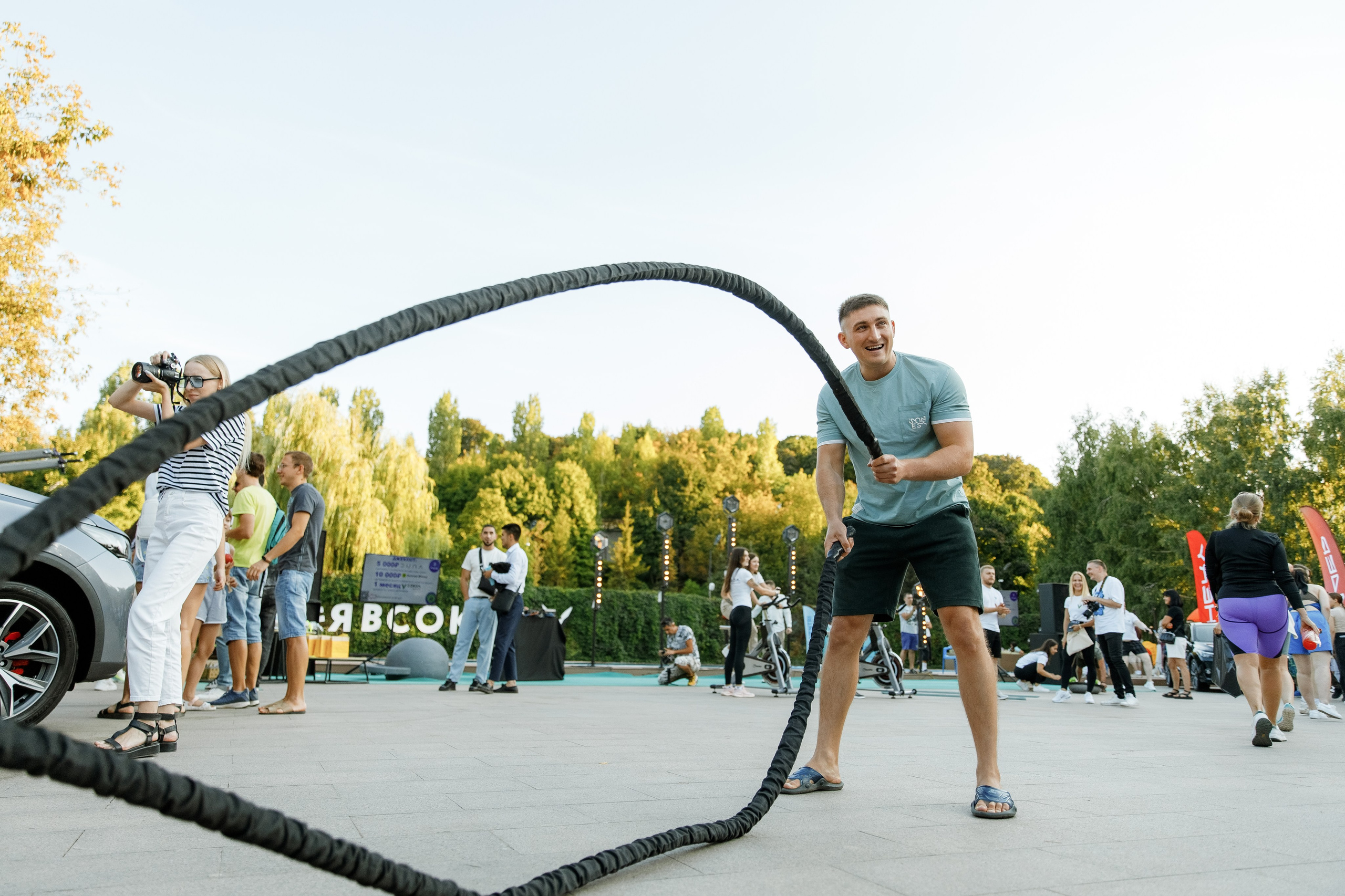 День фитнеса в СК "Сокол". Фотограф Илья Чудин в Саратове