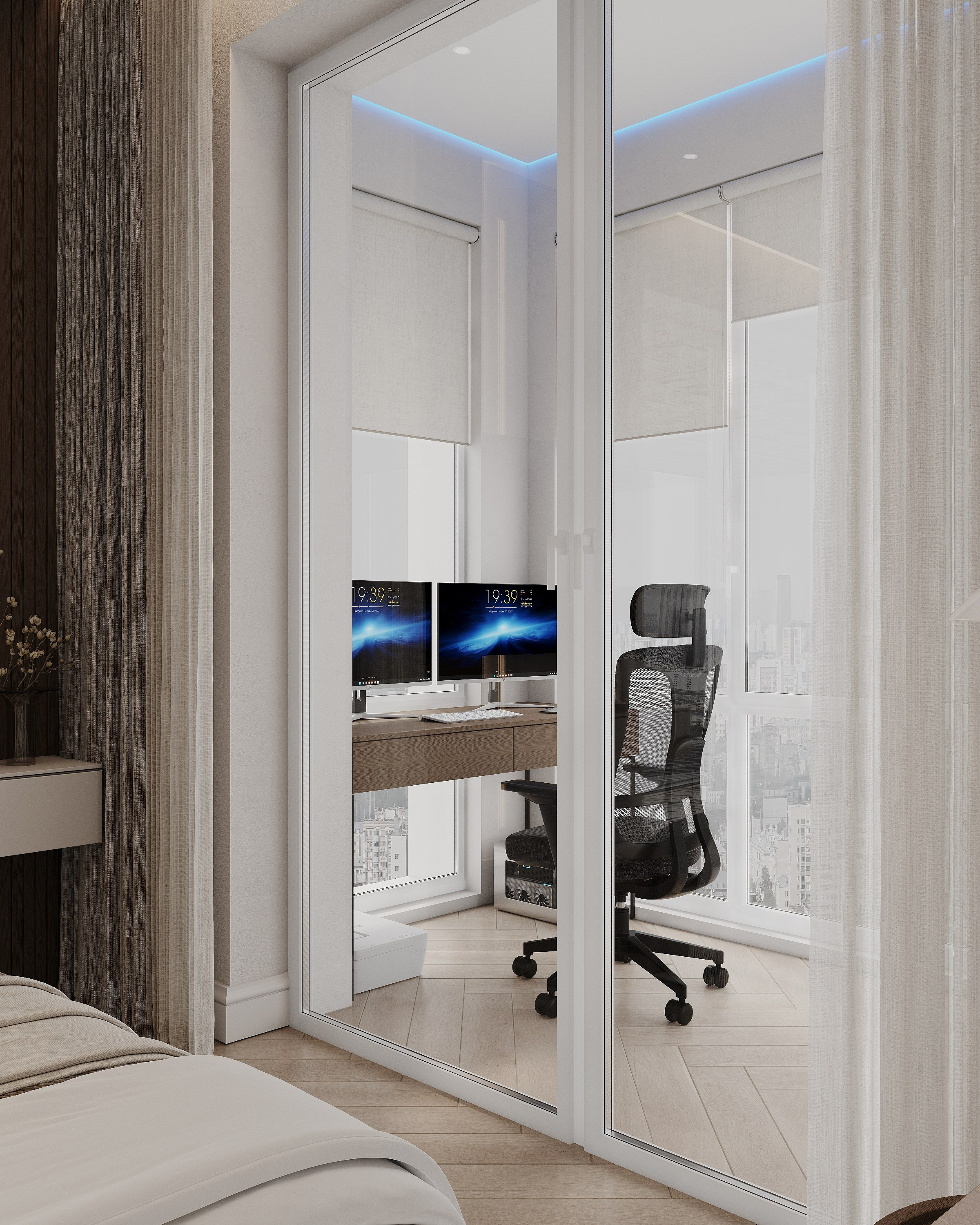 ЖК Наука 73 кв.м, г. Санкт-Петербург. 3d визуализатор Анастасия Науменко