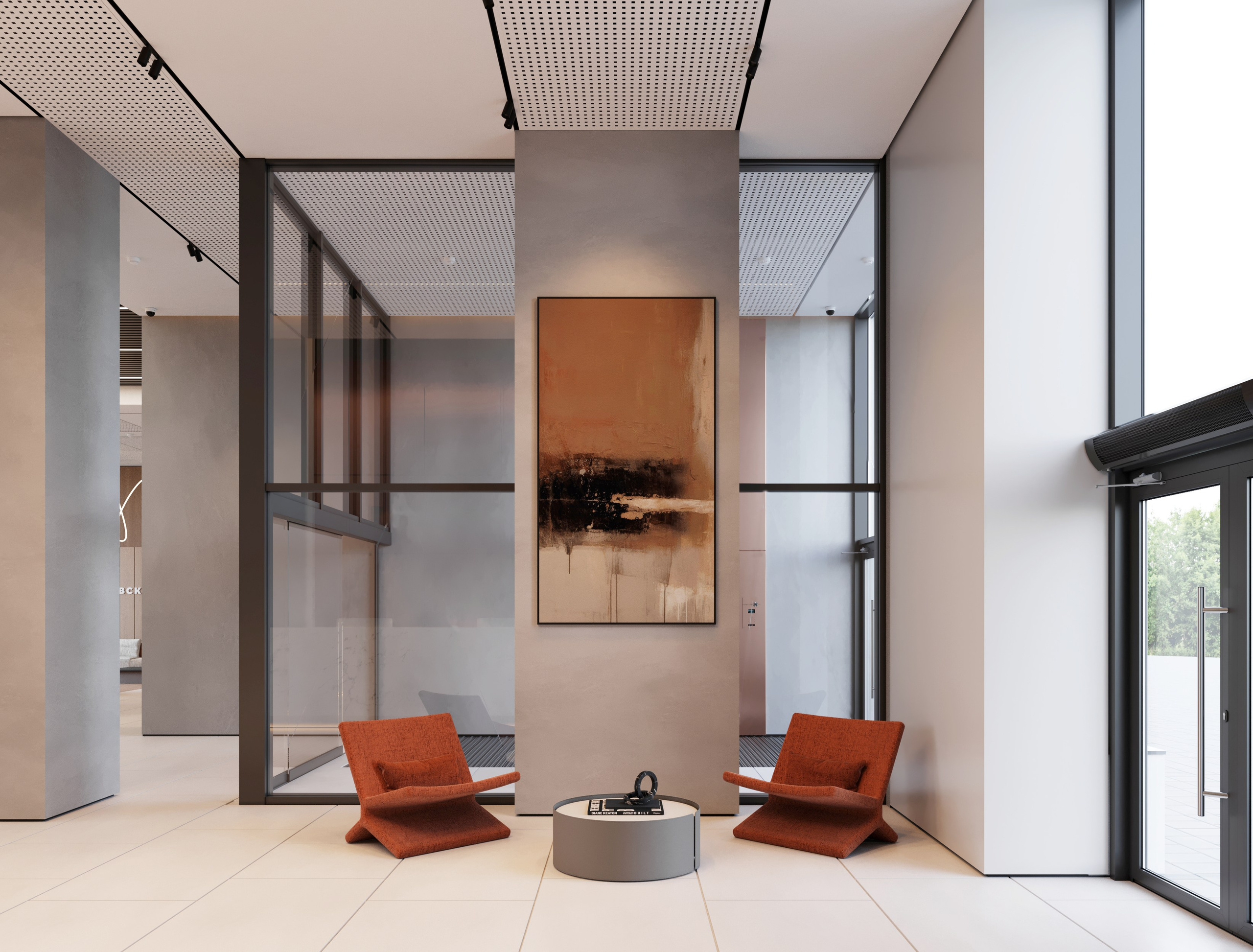 Лобби Волковская. Архитектурные интерьеры