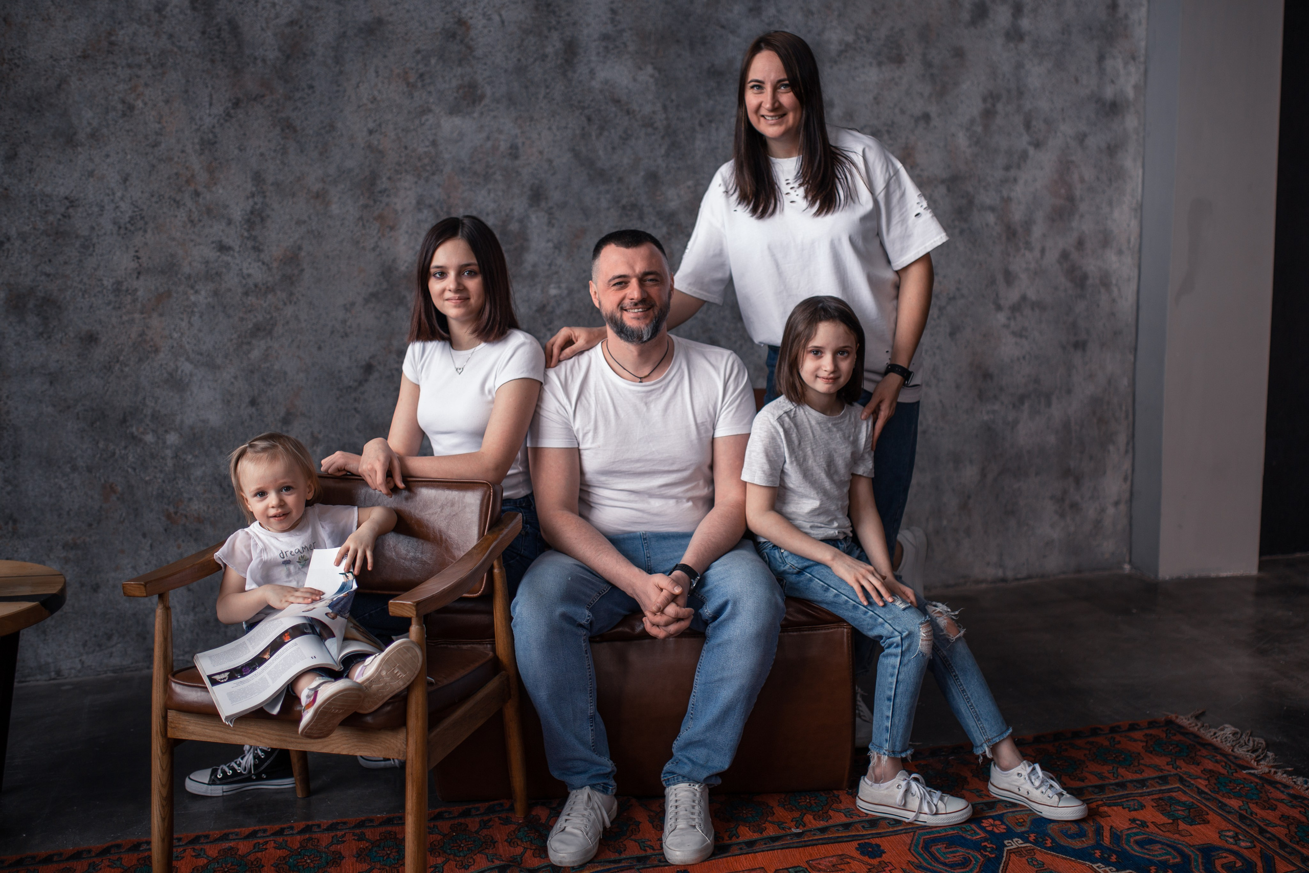 фотосессия большой семьи