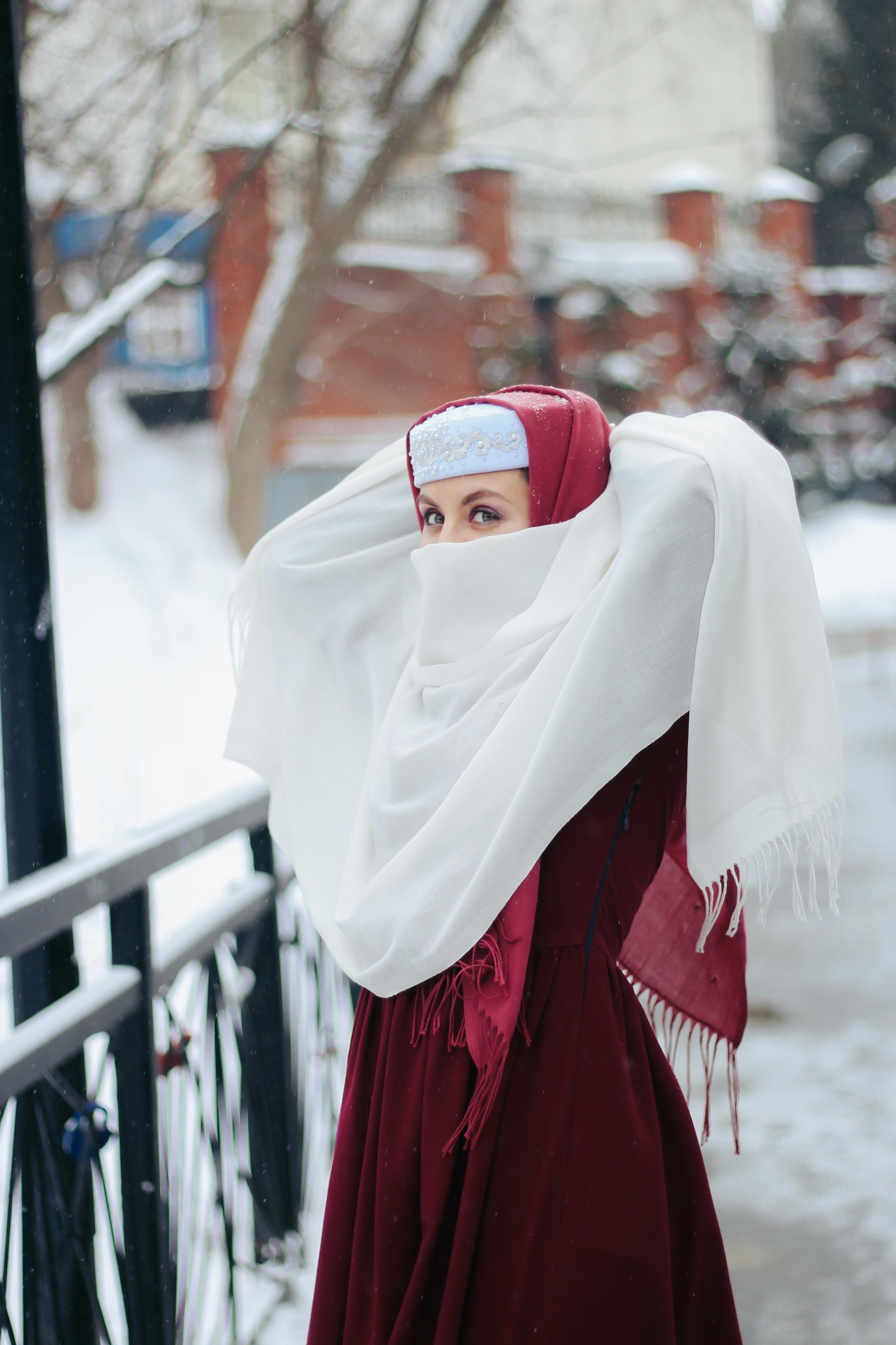 Джамиля — Зимняя сказка. Фотограф Сарбиназ Мустафина в Казани