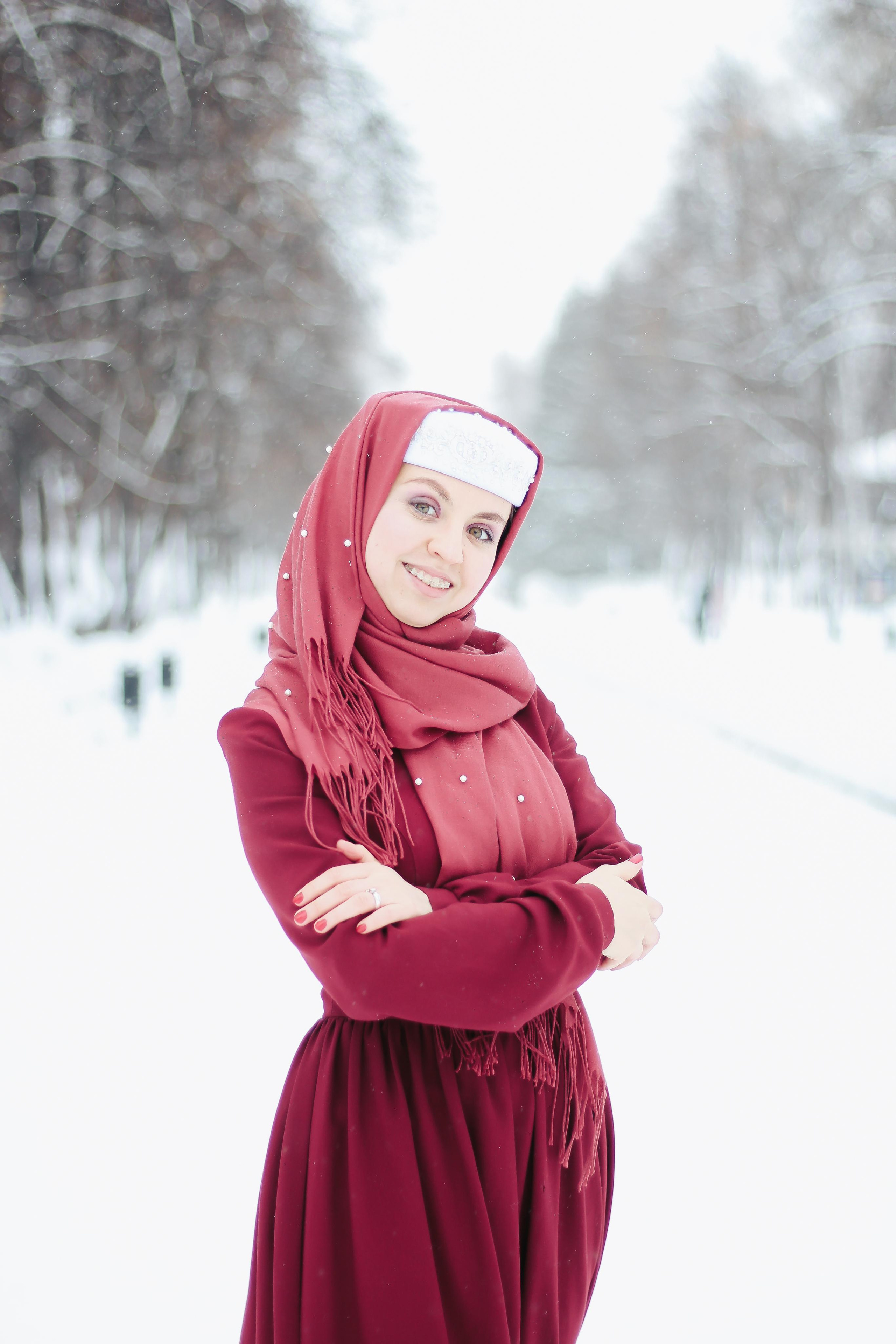 Джамиля — Зимняя сказка. Фотограф Сарбиназ Мустафина в Казани