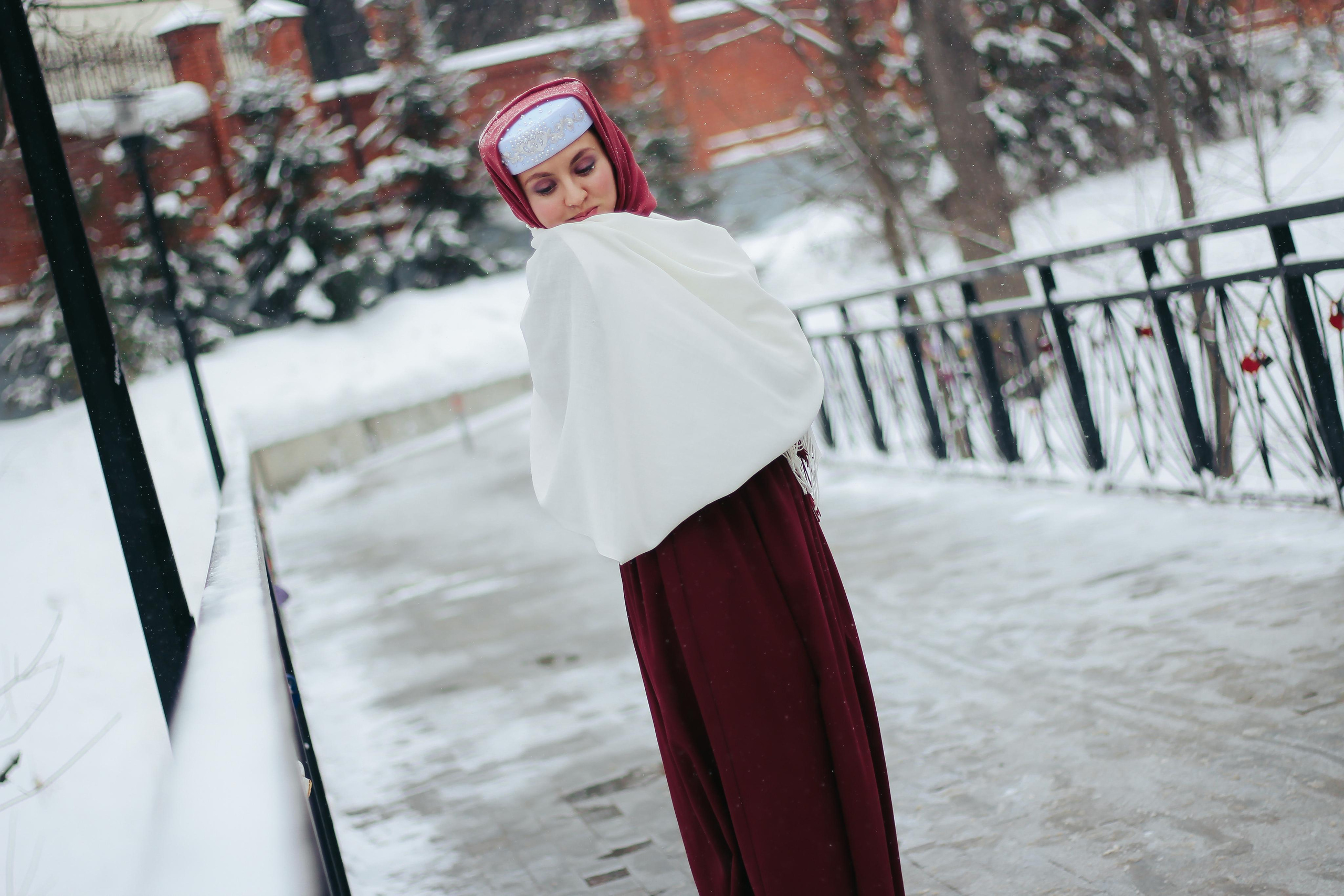 Джамиля — Зимняя сказка. Фотограф Сарбиназ Мустафина в Казани