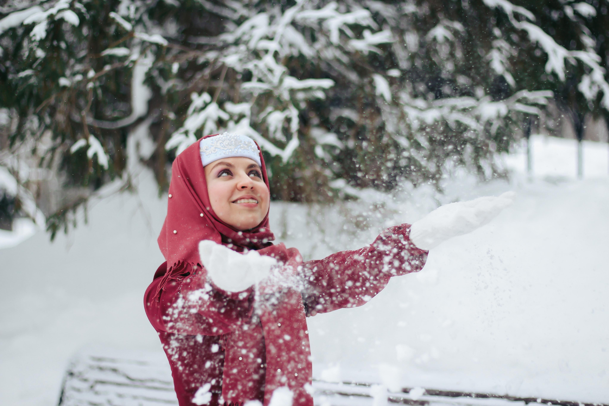 Джамиля — Зимняя сказка. Фотограф Сарбиназ Мустафина в Казани