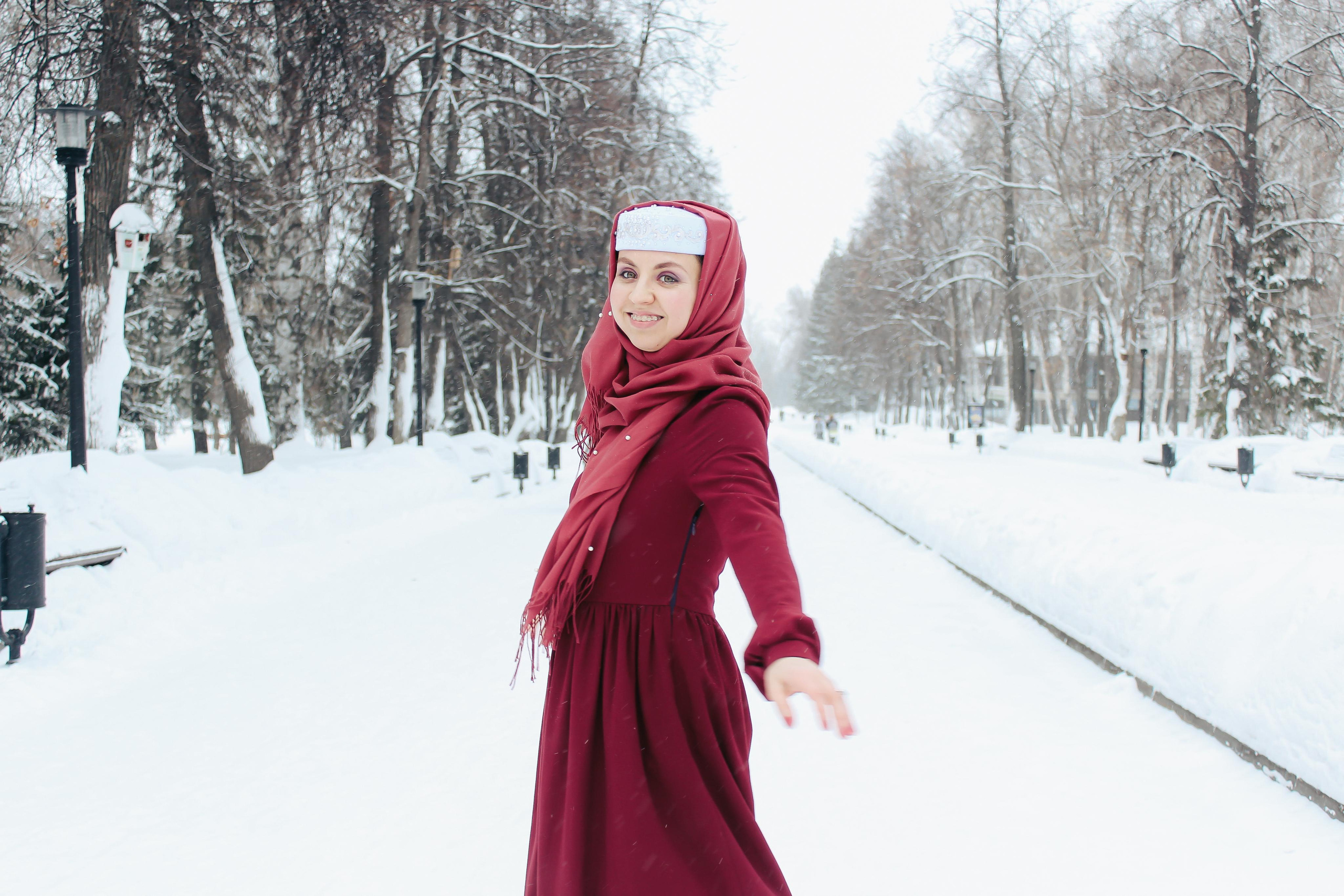 Джамиля — Зимняя сказка. Фотограф Сарбиназ Мустафина в Казани