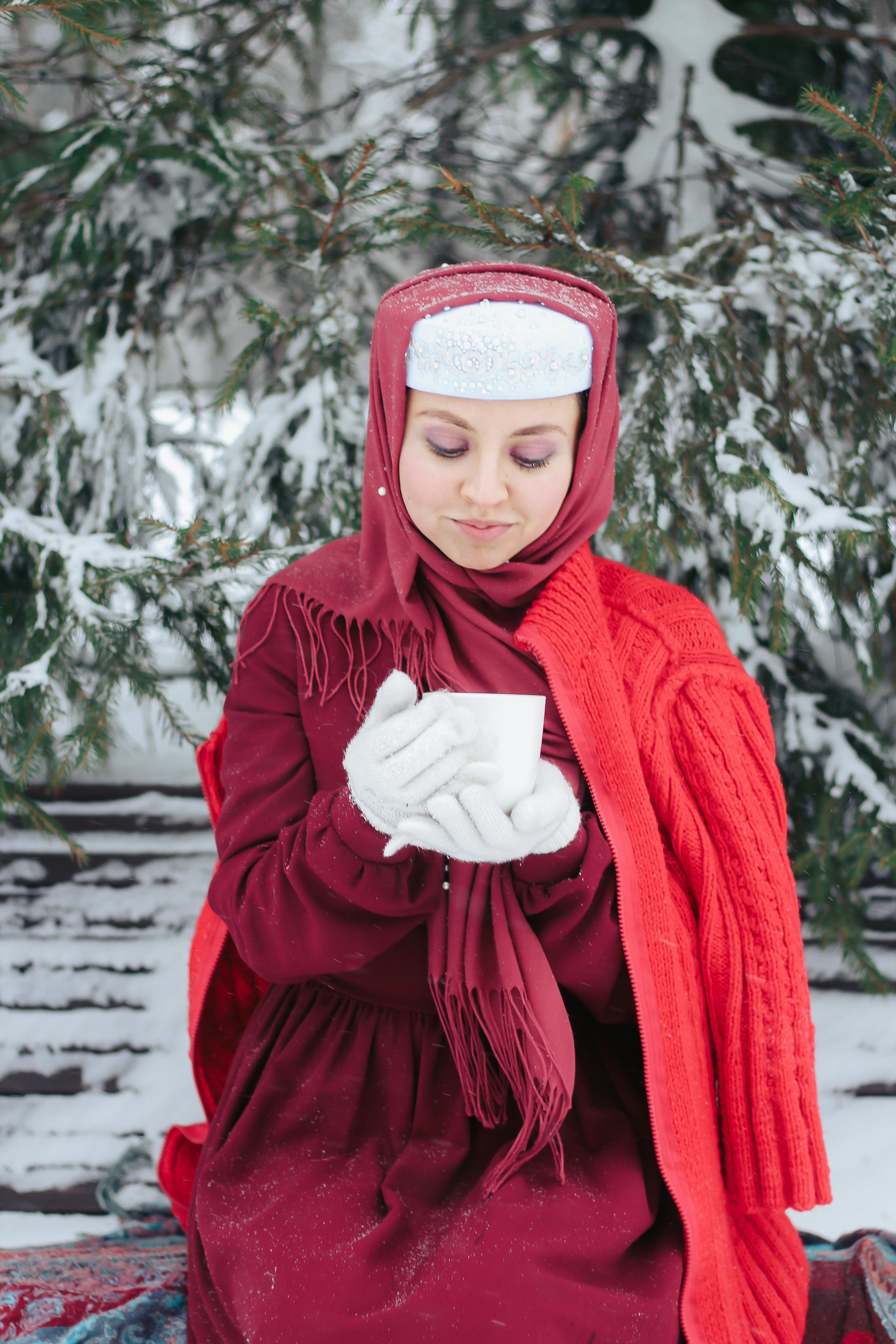 Джамиля — Зимняя сказка. Фотограф Сарбиназ Мустафина в Казани
