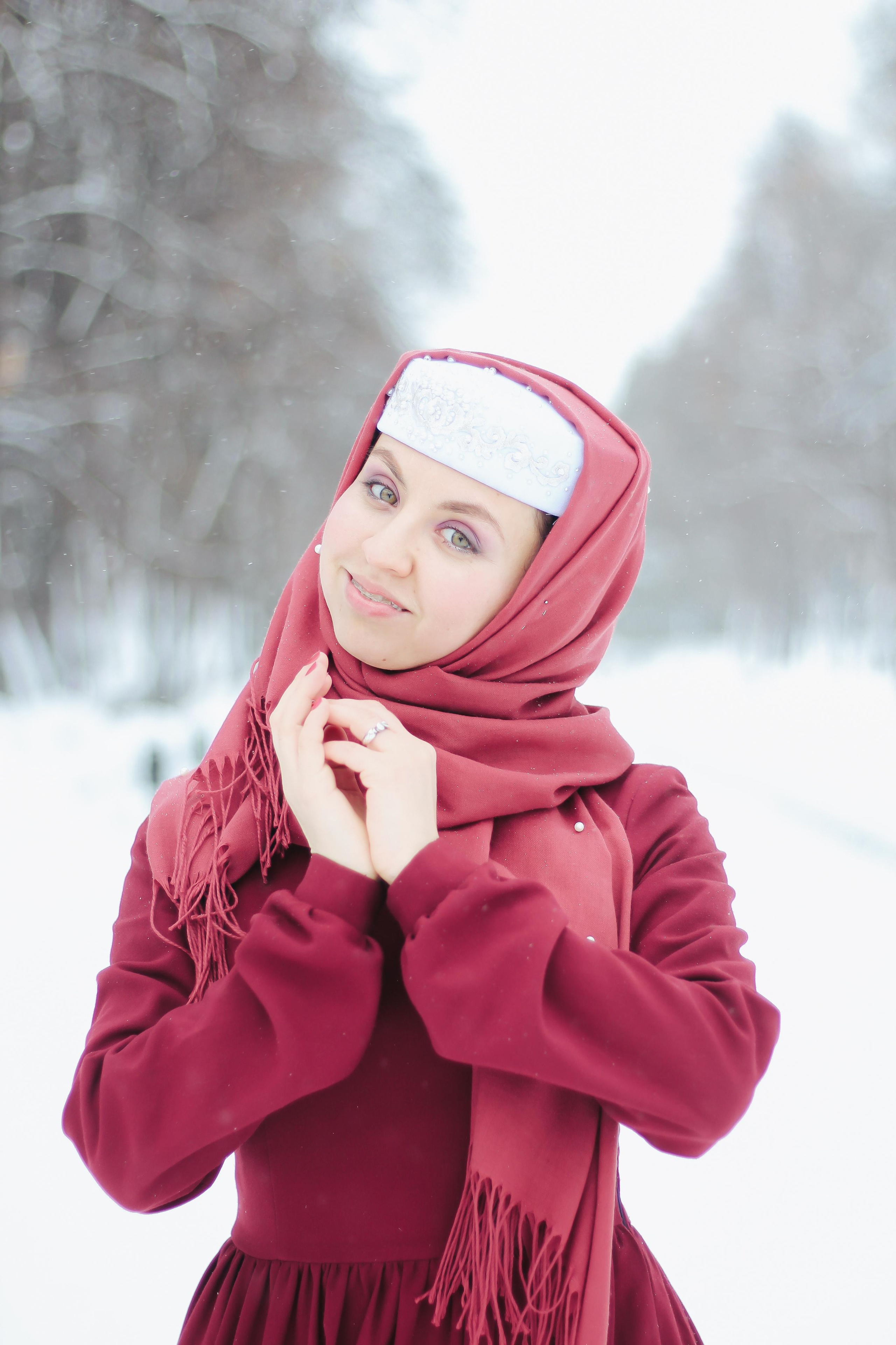 Джамиля — Зимняя сказка. Фотограф Сарбиназ Мустафина в Казани