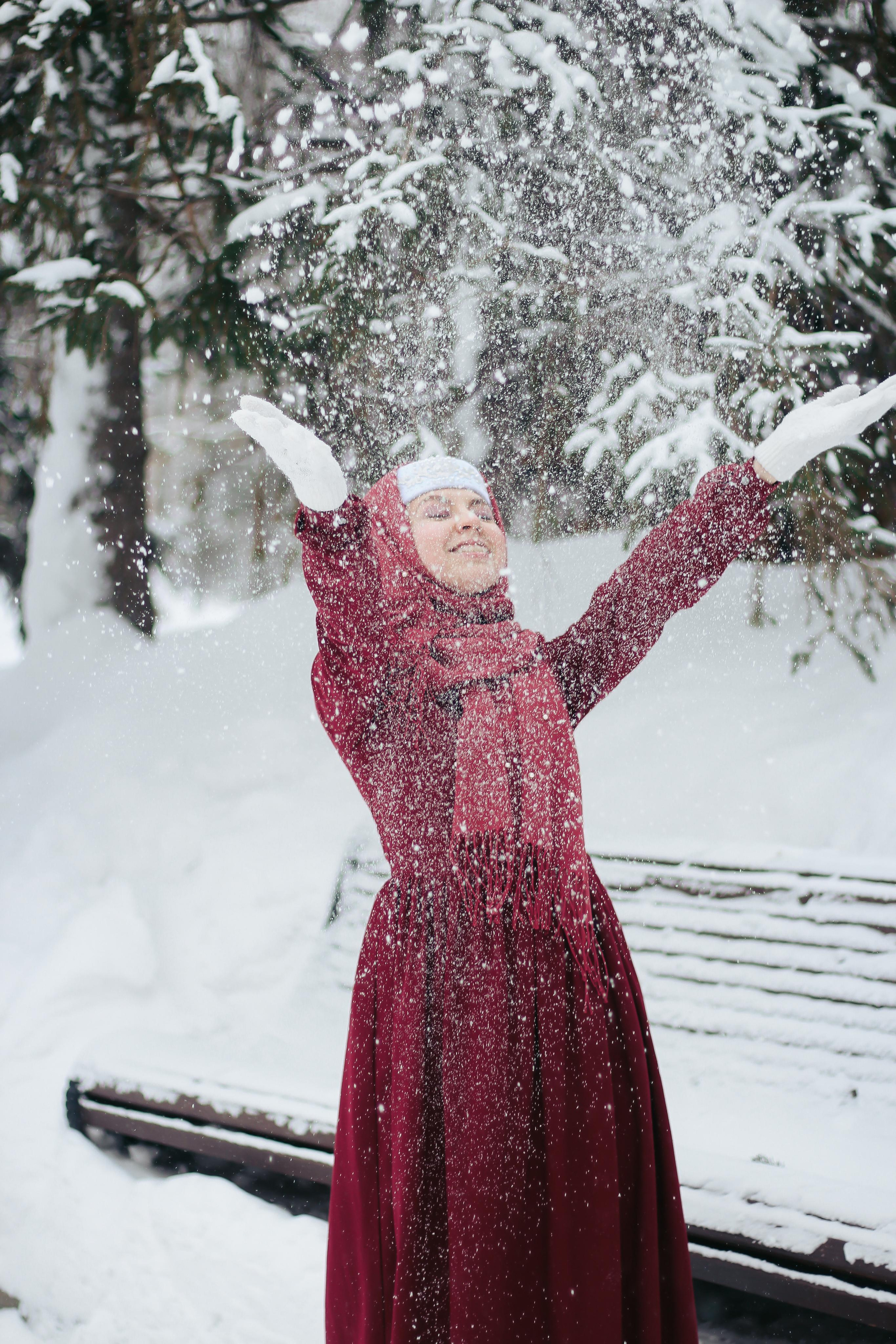 Джамиля — Зимняя сказка. Фотограф Сарбиназ Мустафина в Казани