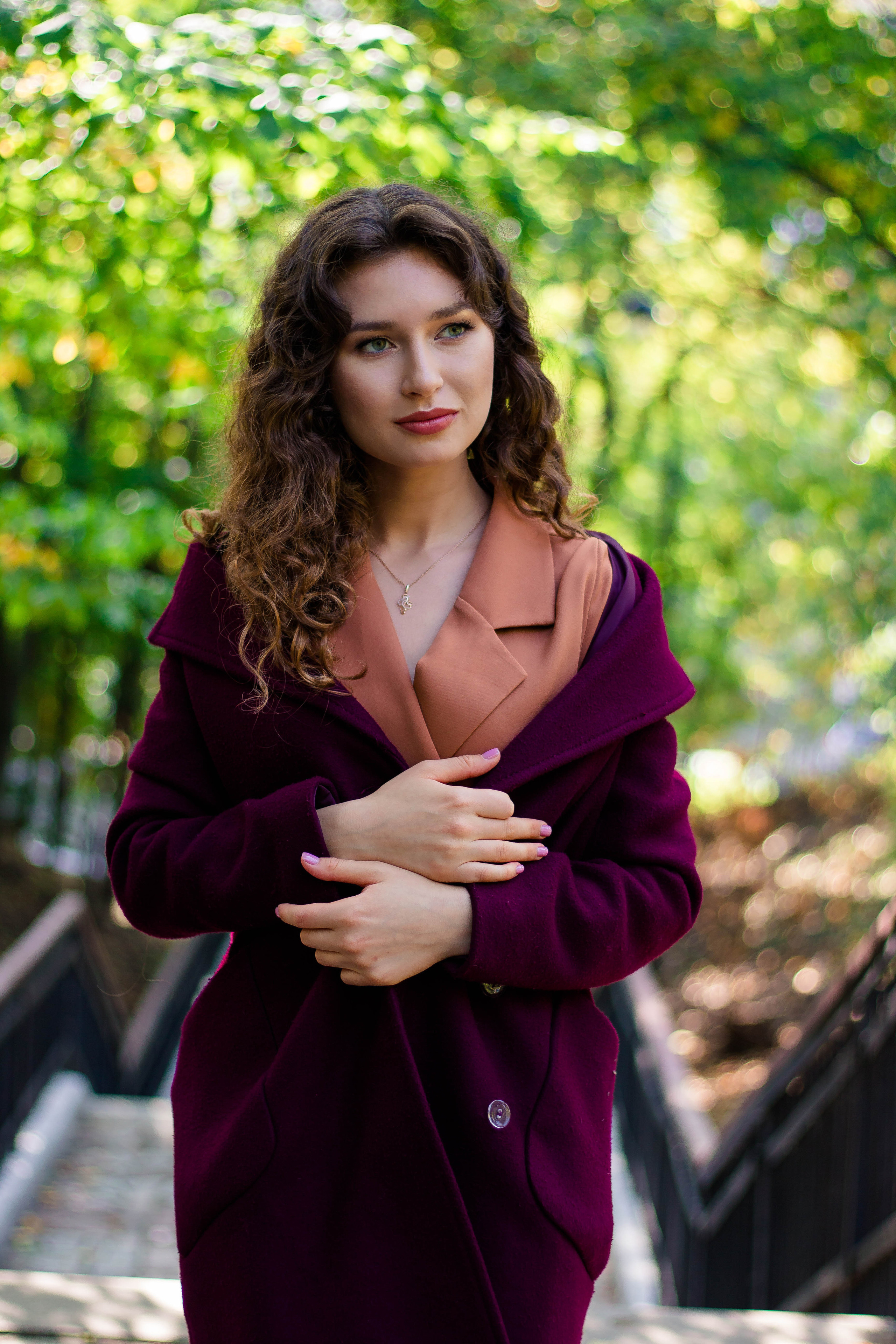 Илина в саду Эрмитаж. Фотограф Сарбиназ Мустафина в Казани