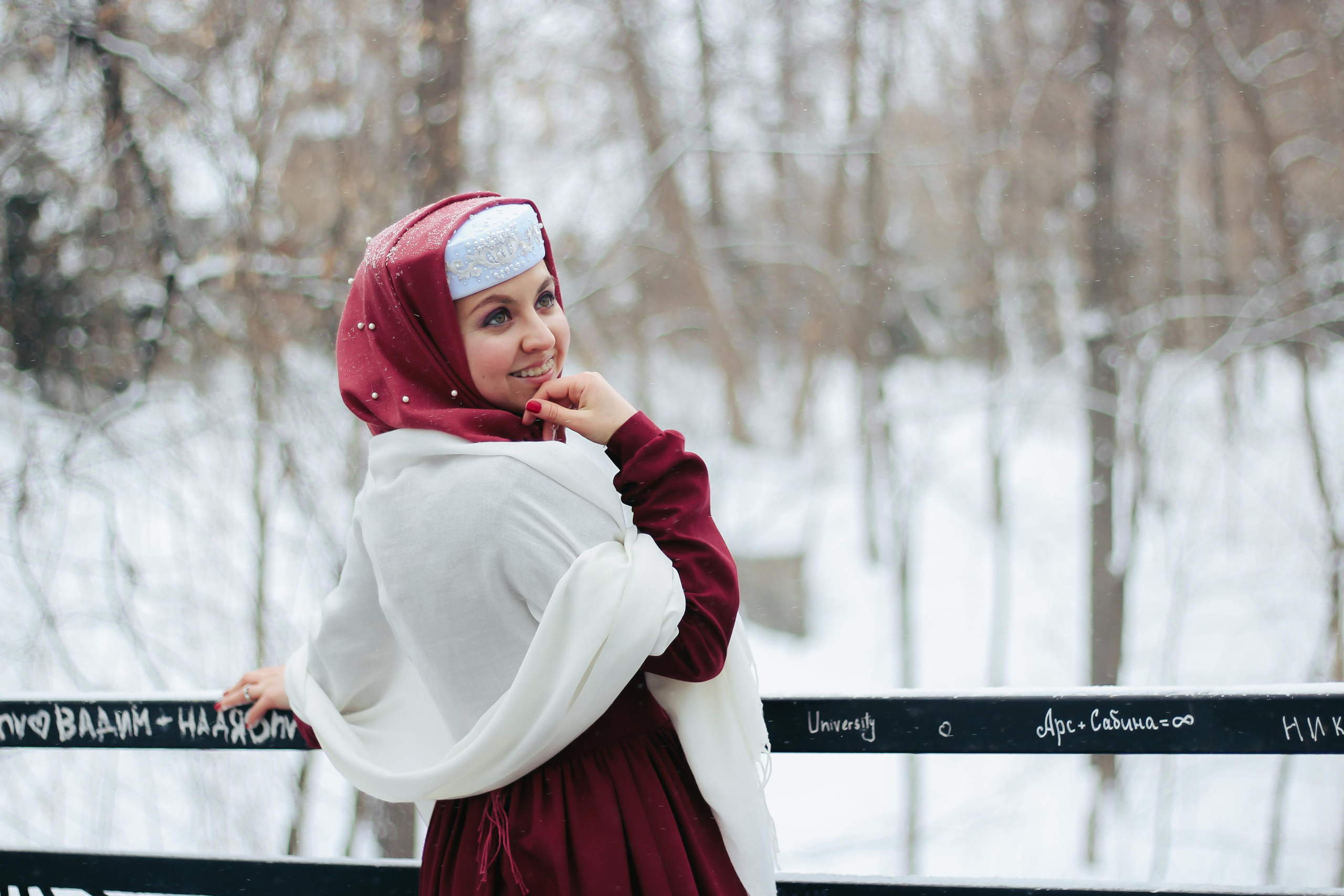 Джамиля — Зимняя сказка. Фотограф Сарбиназ Мустафина в Казани