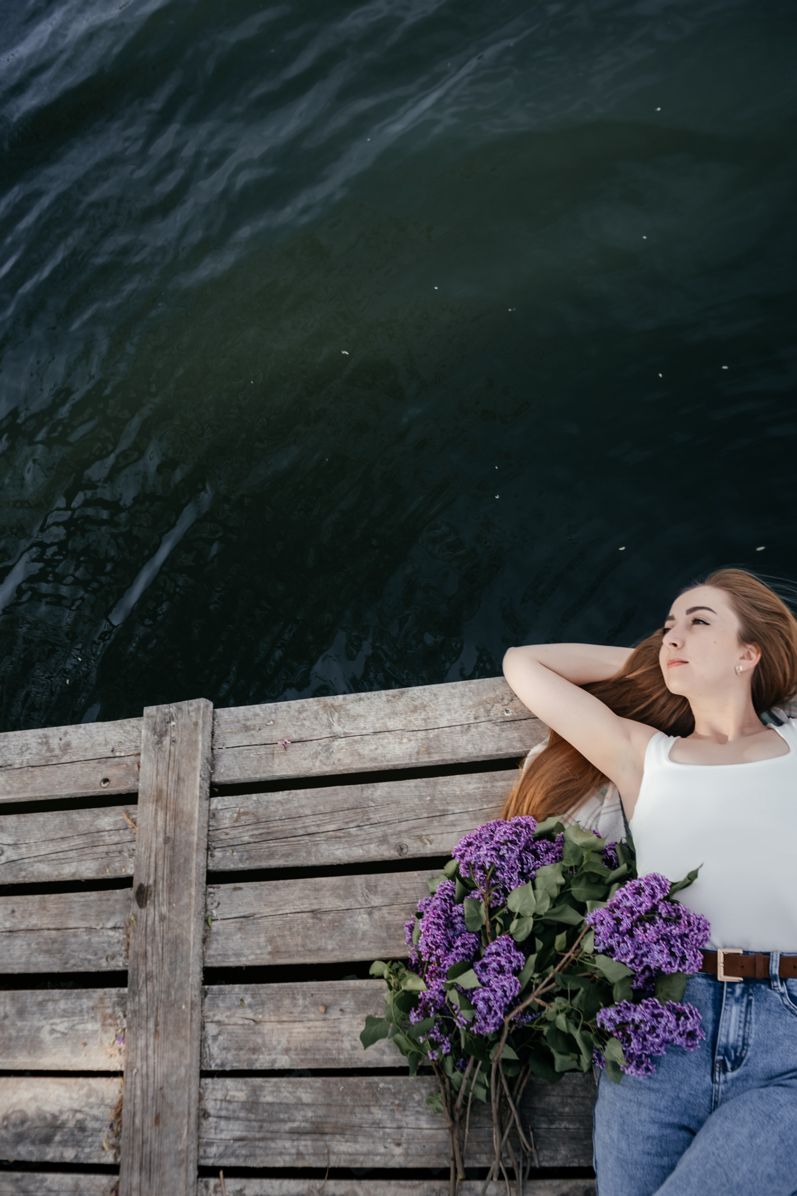 Женская фотосессия на природе с сиренью. Свадебный и семейный фотограф в Краснодарском крае Мария Данилкина