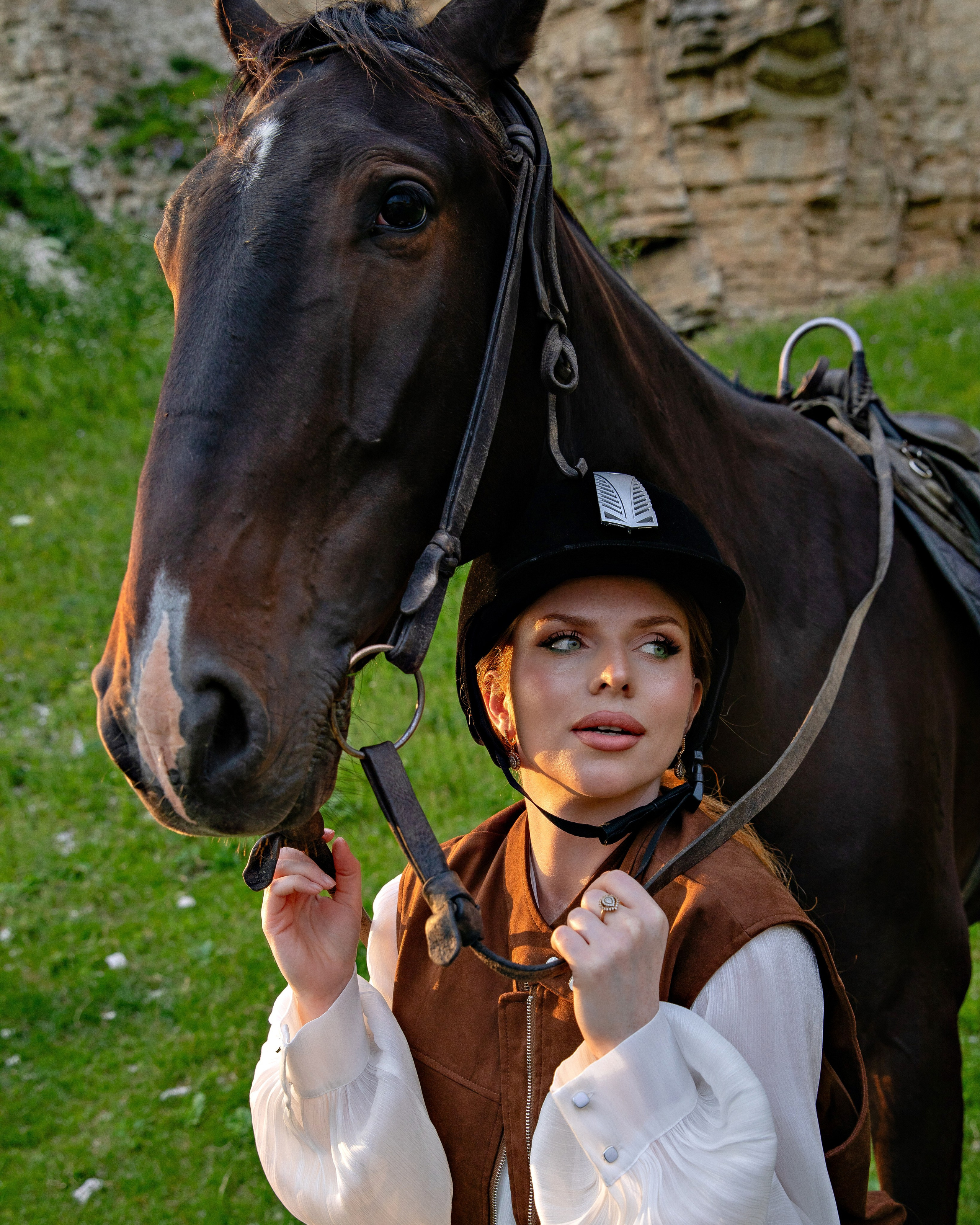 Фотосессия в конном клубе на лошадях. Фотограф в Кисловодске Юлия Федоренко