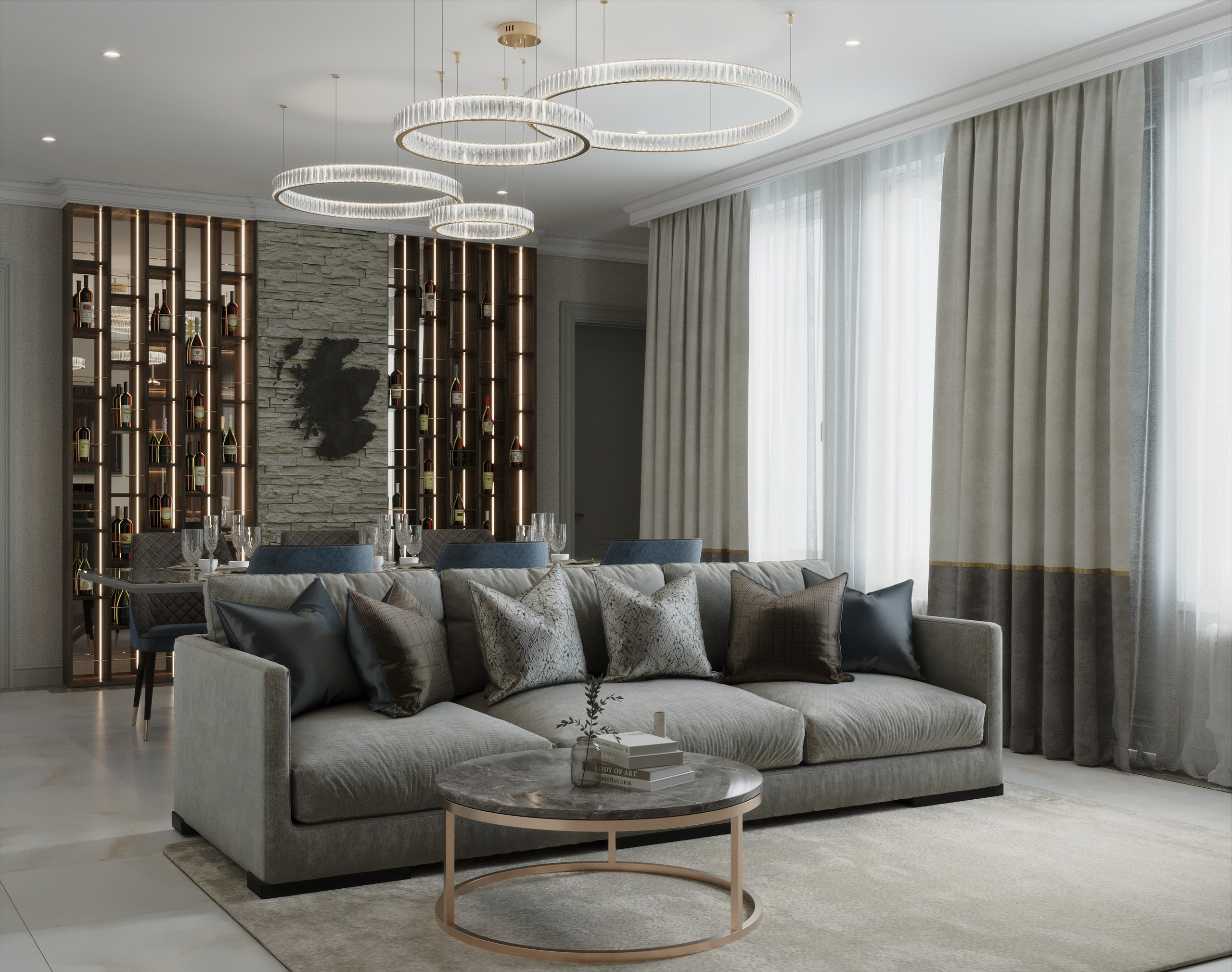 Дизайн-проект частного дома в станице Ленинградской. Дизайнер интерьеров Успенская Виктория Краснодар