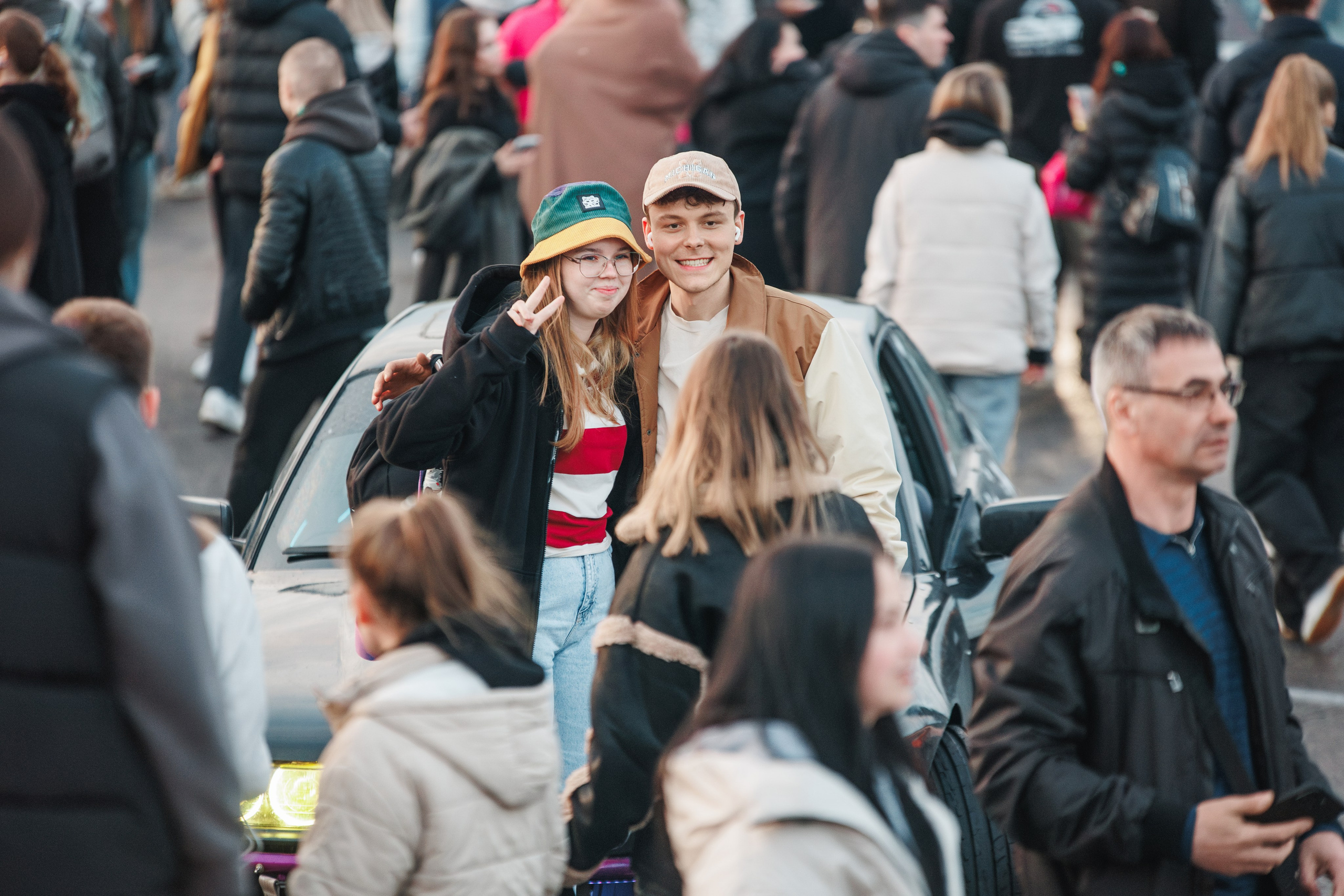 Выставка и дрифт машин. Репортажный фотограф. Москва. Алина Ланская
