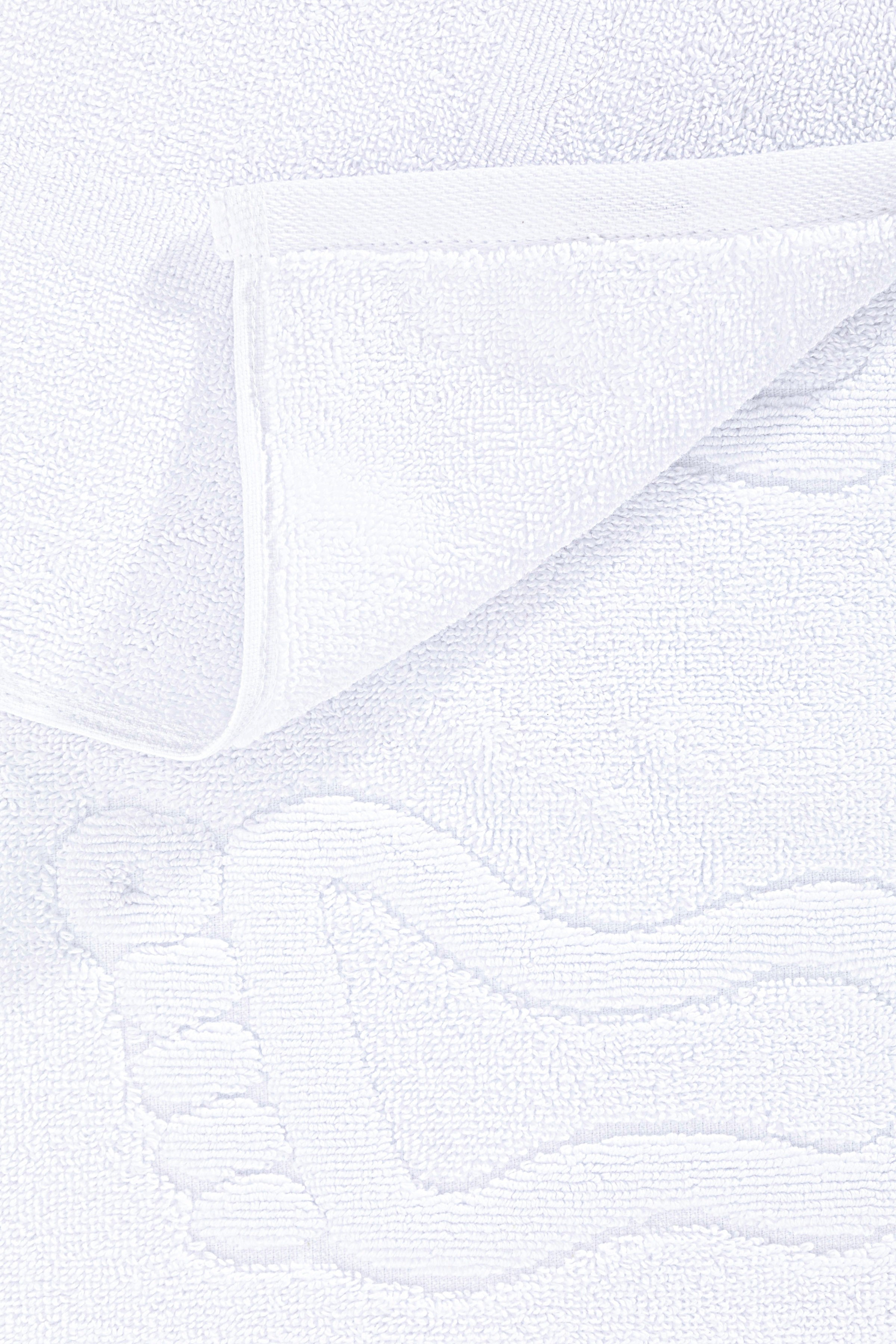 Крупный план петельной структуры махрового коврика | Детальная съемка текстуры для сайта производителя